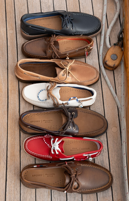 abercrombie fitch x sperry collection
