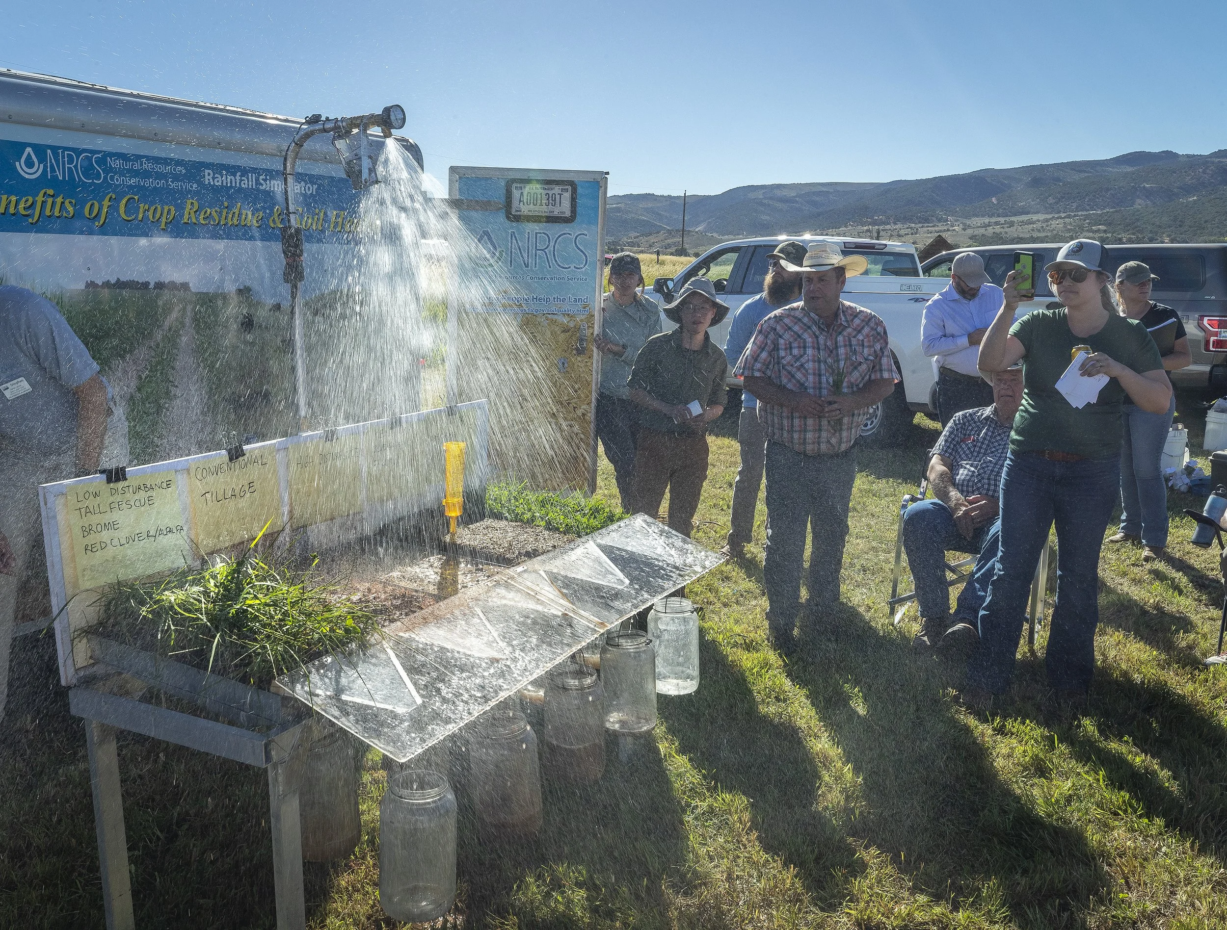 EAGLE COUNTY CONSERVATION DISTRICT SOIL RUNOFF DEMONSTRATION