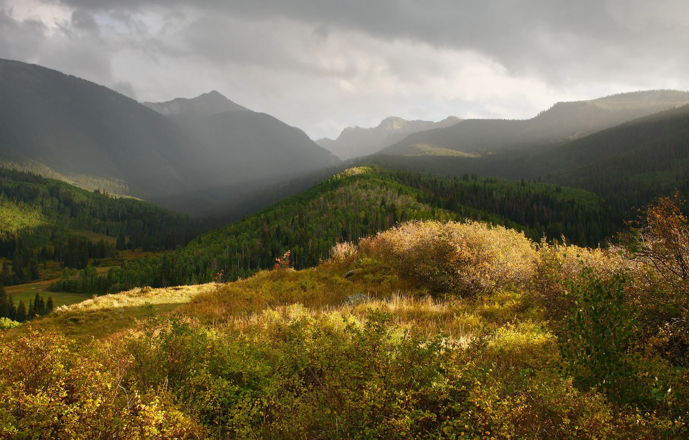 LATE SUMMER RAIN, KNAPP RANCH, LAKE CREEK VALLEY