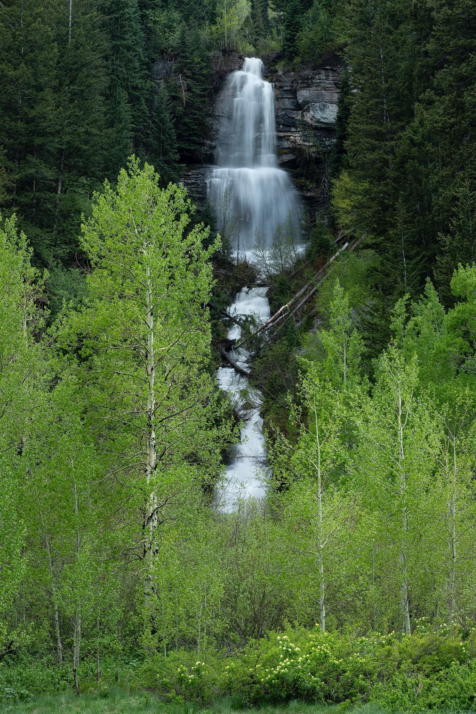EAST VAIL WATERFALL IN SPRING