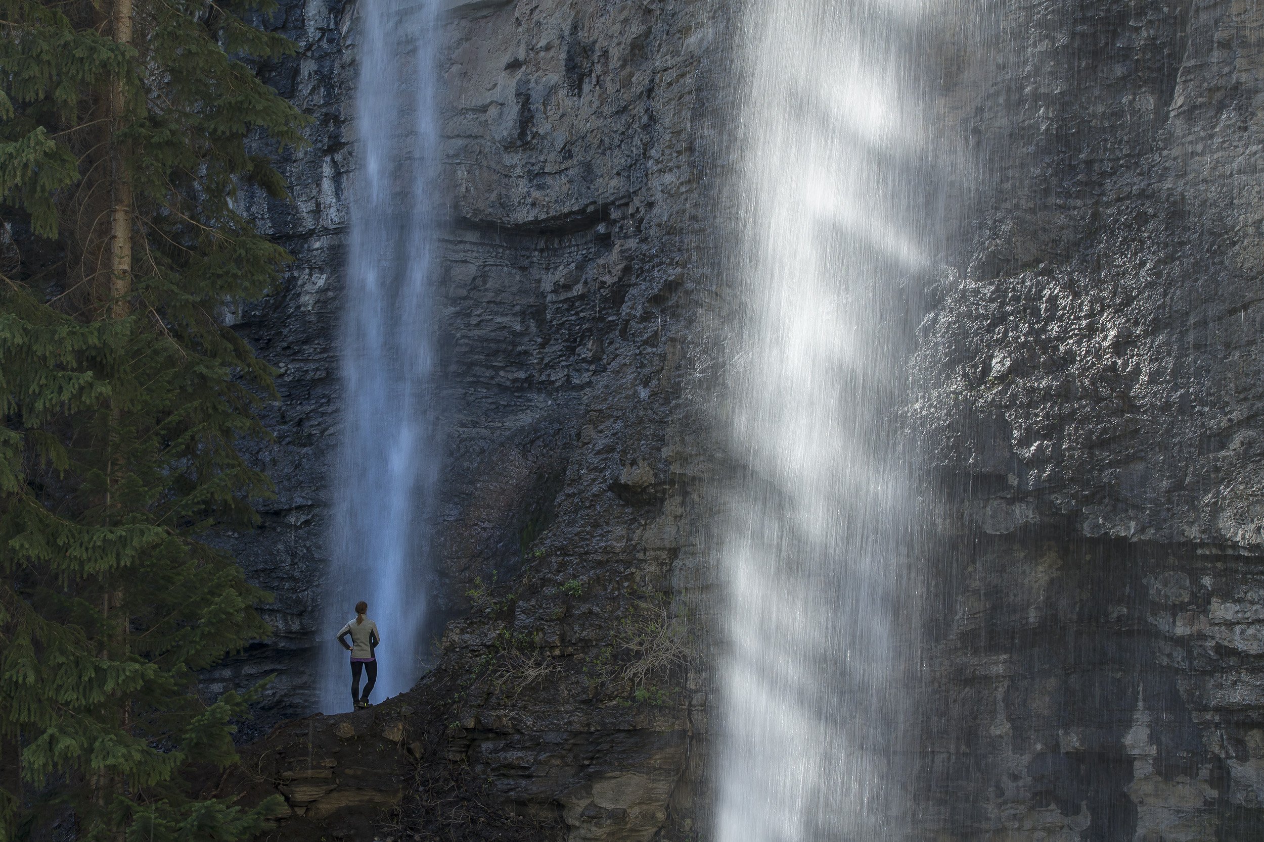 DESIGNATOR AND FANG WATERFALLS, EAST VAIL 