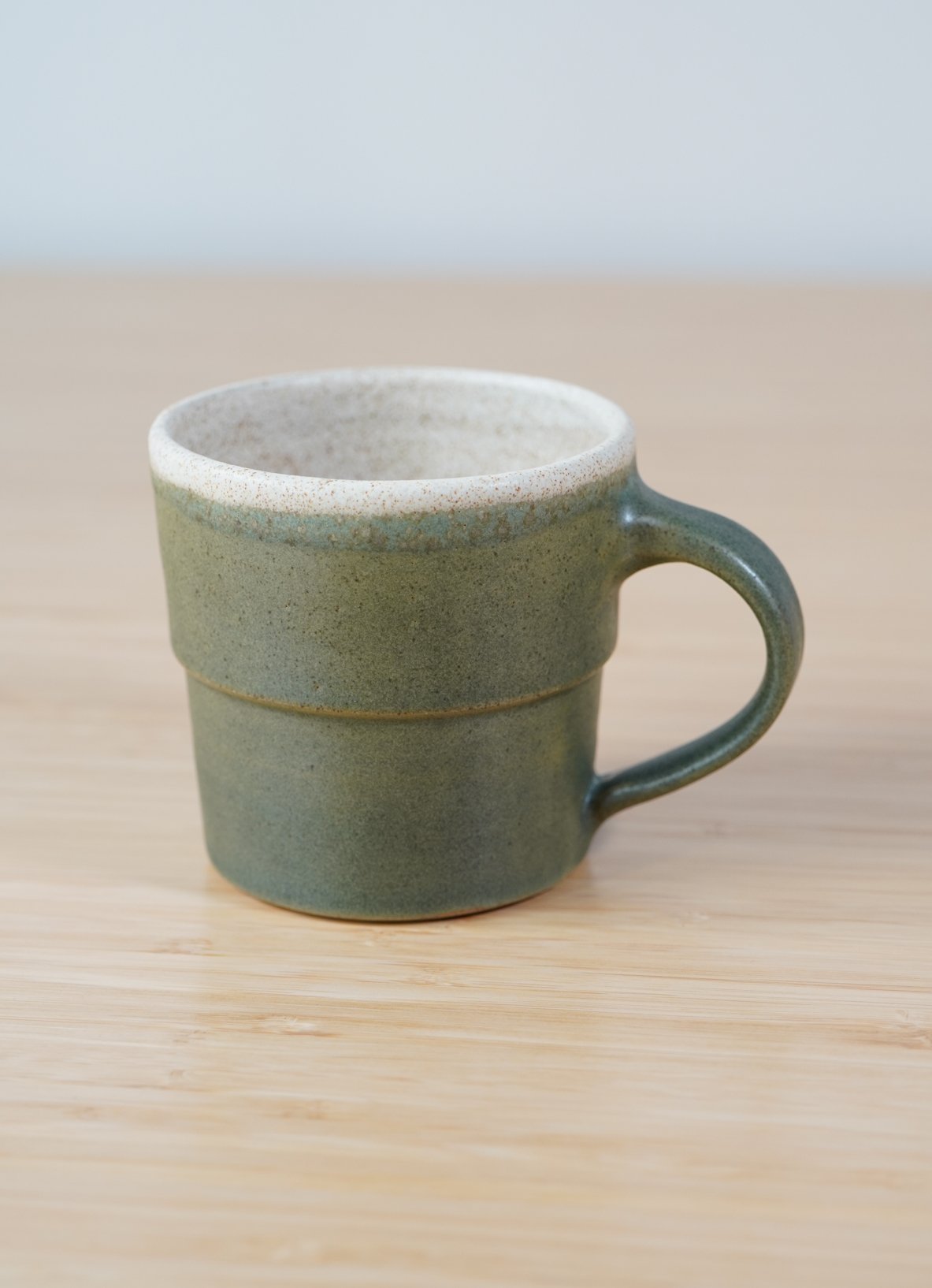 Green Bevel Mug