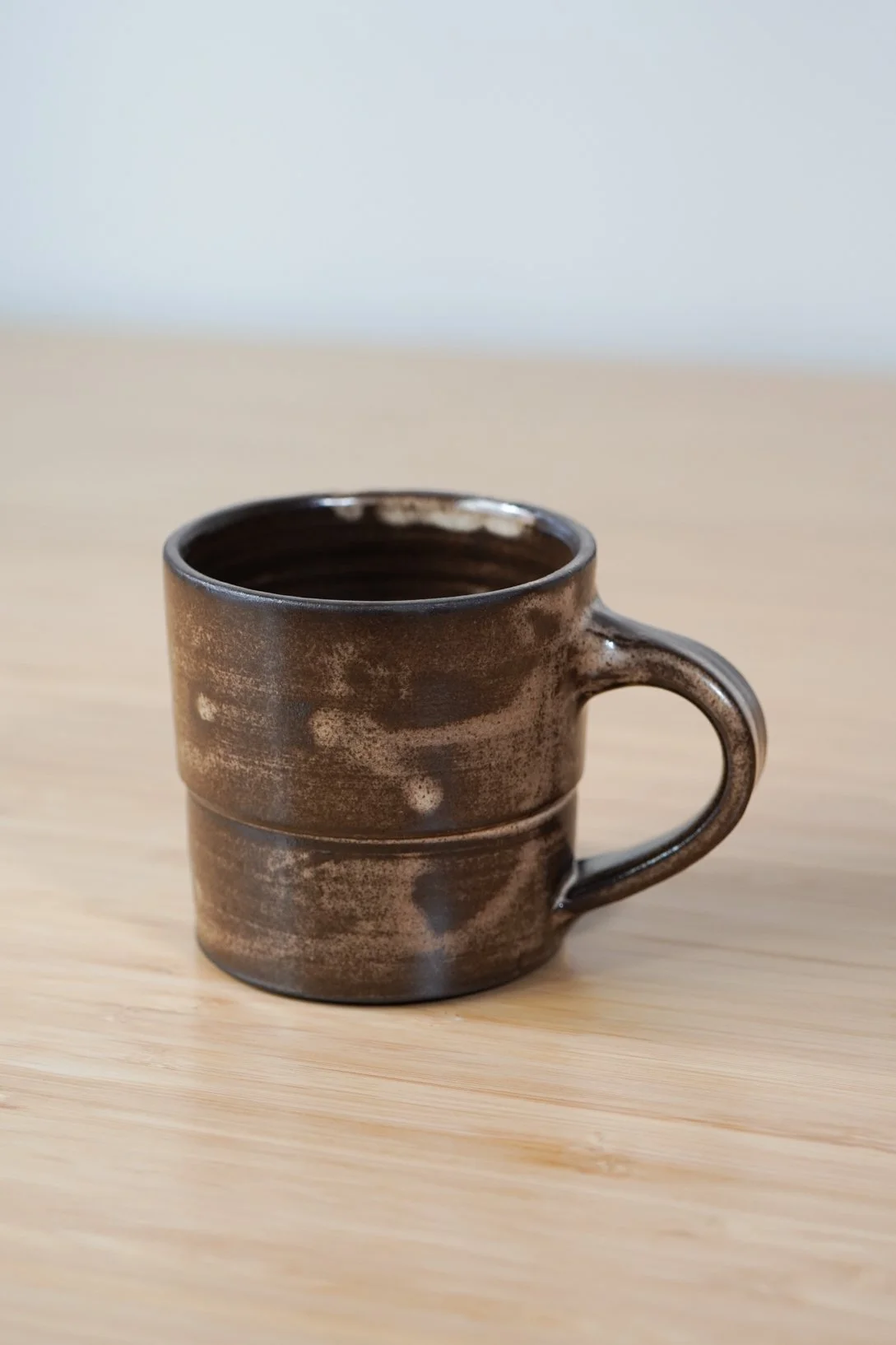 Black Lamina Bevel Mug
