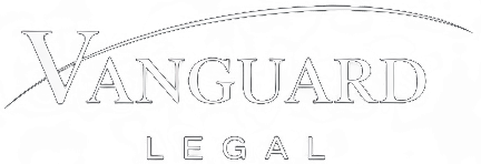 Vanguard Legal, APC California law firm logo with arc design above the name
