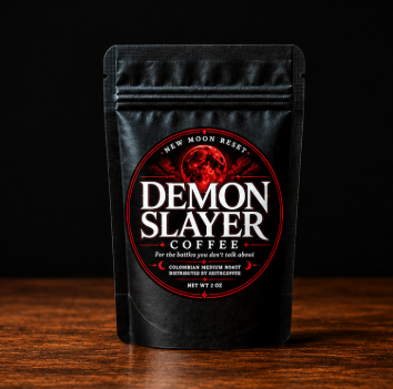 Demon Slayer Coffee - Fresh Roasted – Colombian Medium Roast – Net WT 2 oz