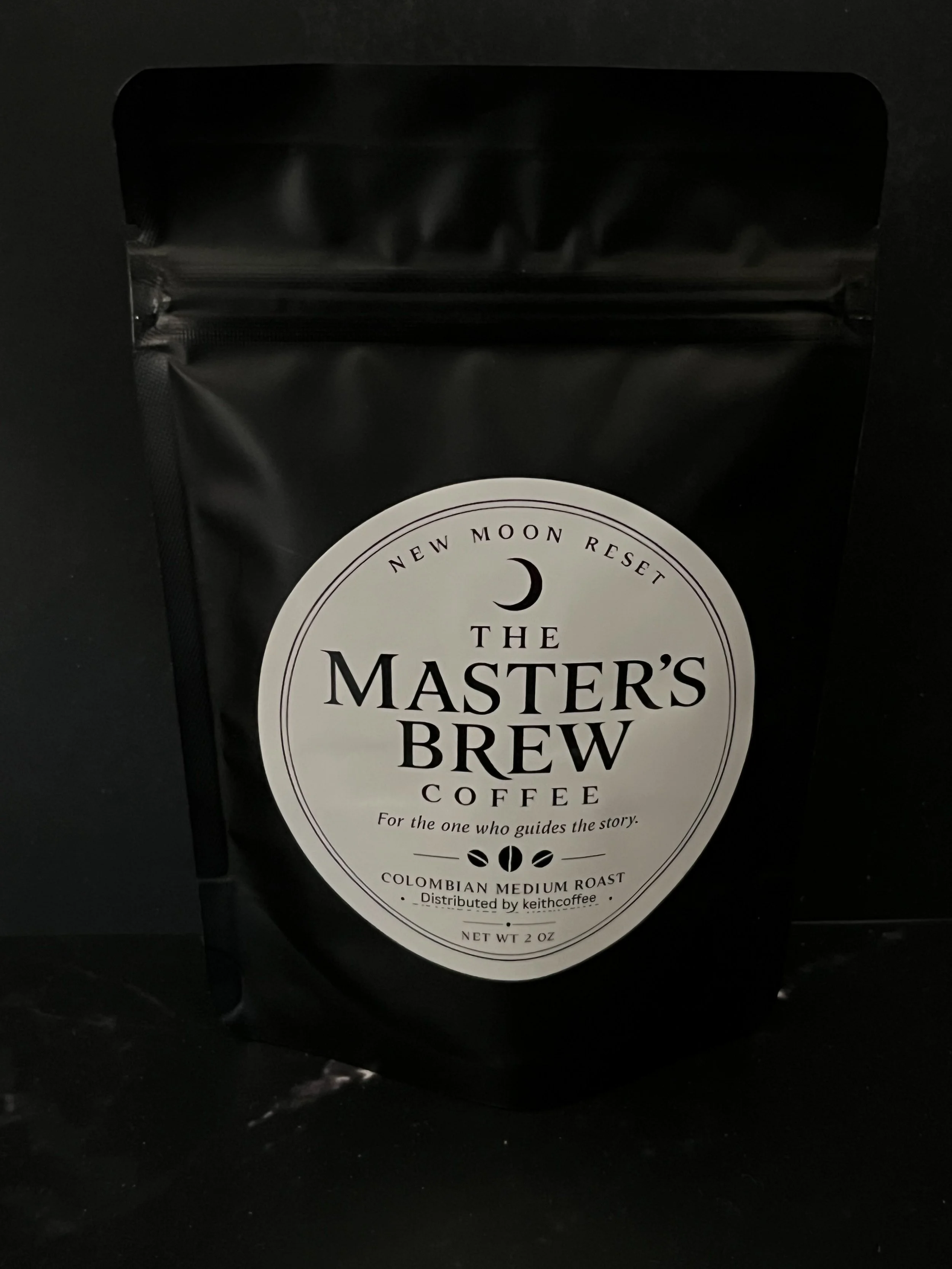 The Master's Brew - Coffee - Fresh Roasted – Colombian Medium Roast – Net WT 2 oz
