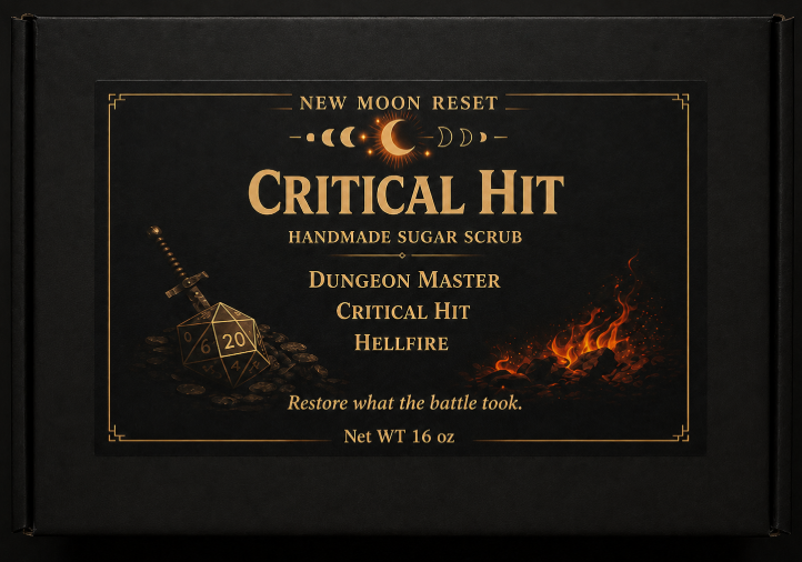 Critical Hit Sugar Scrub Box