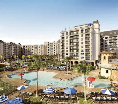Exterior view of Disney's Riviera Resort | DVC Marketplace Rentals and Resales