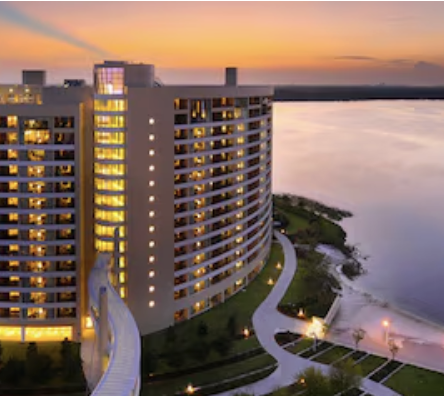 Exterior view of Disney's Bay Lake Tower | DVC Marketplace Rentals and Resales