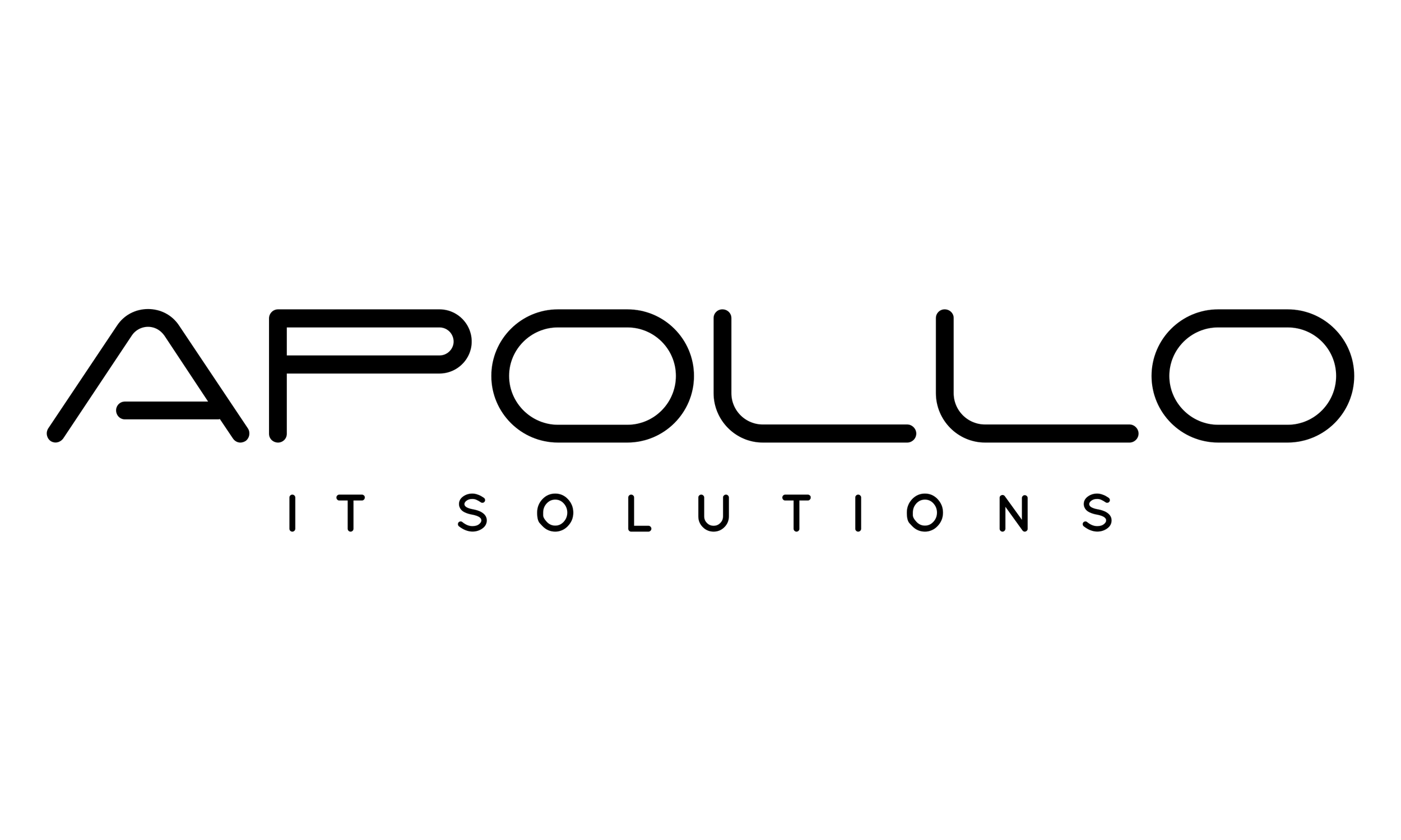 Logo of Apollo IT Solutions in black text on white background.