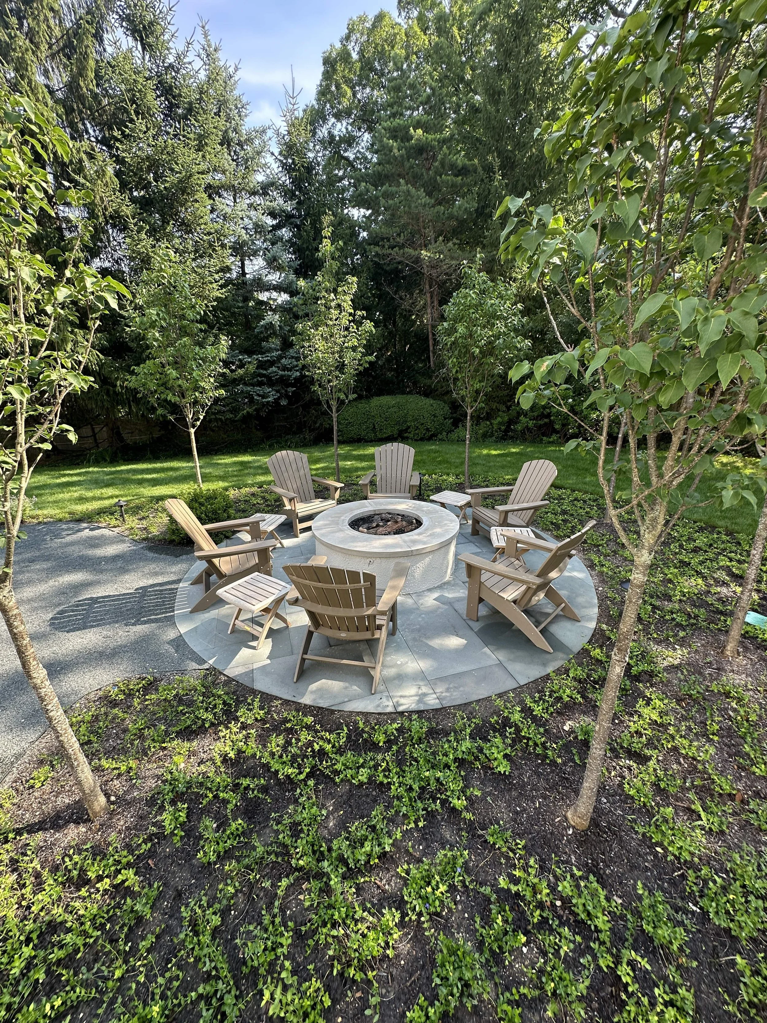 Outdoor fire pit contractors in Lake Forest, IL