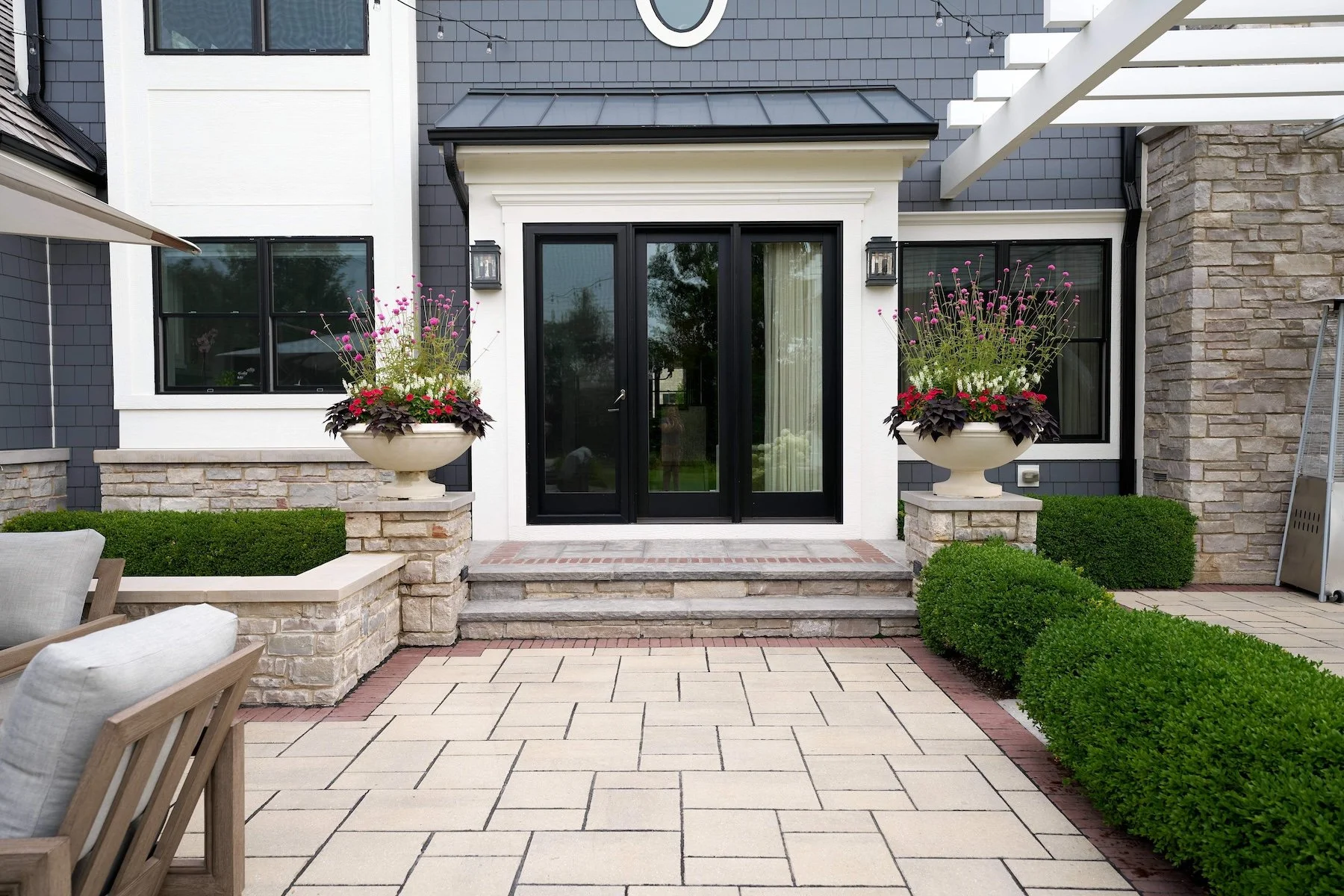 Paver walkway in Island Lake, IL