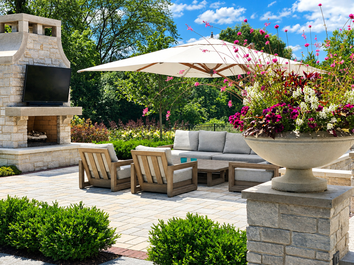 Luxurious Garden Patio Retreat