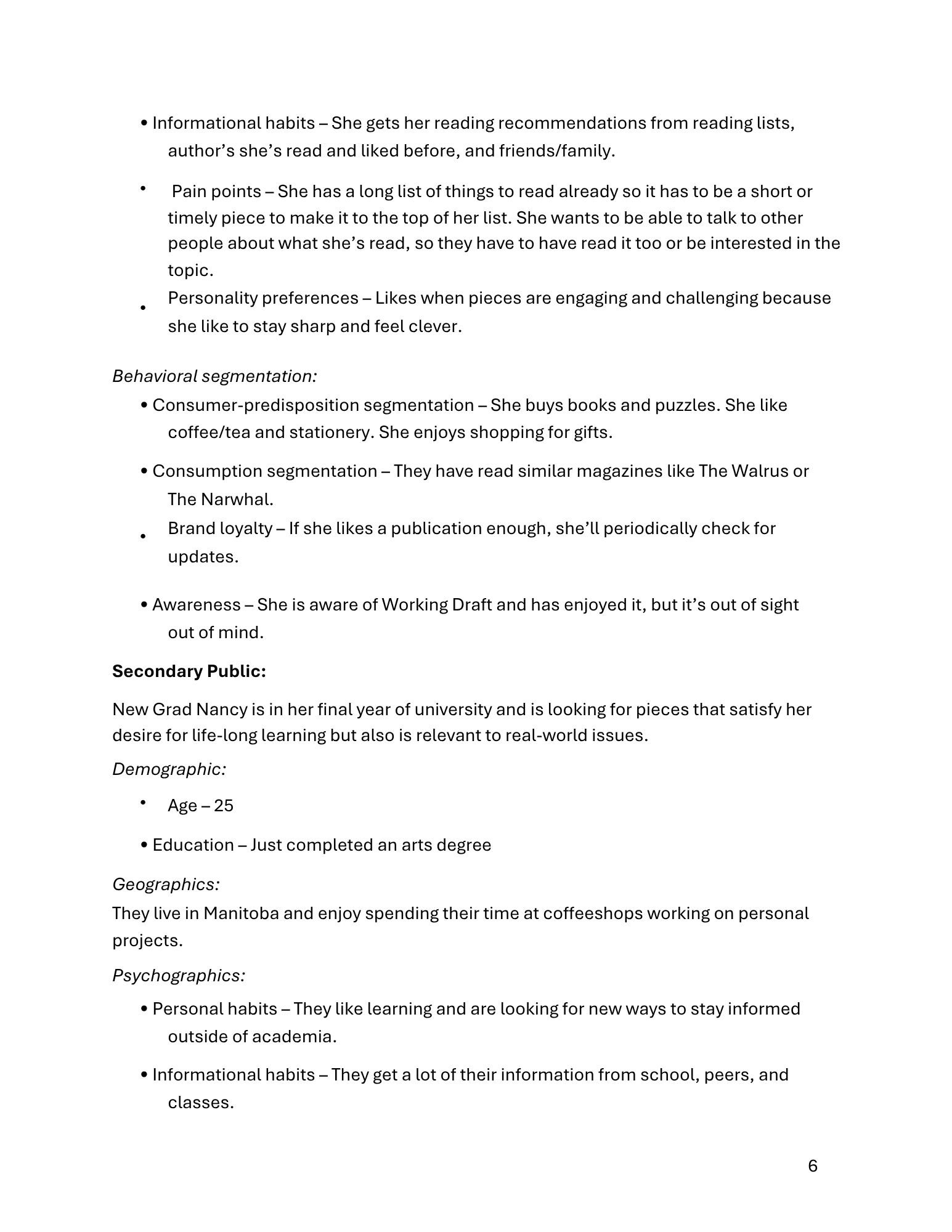 Page 4 of strategic communication plan