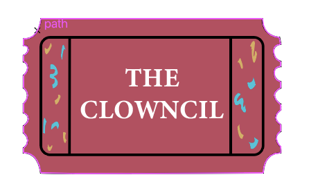 The Clowncil art studio logo 