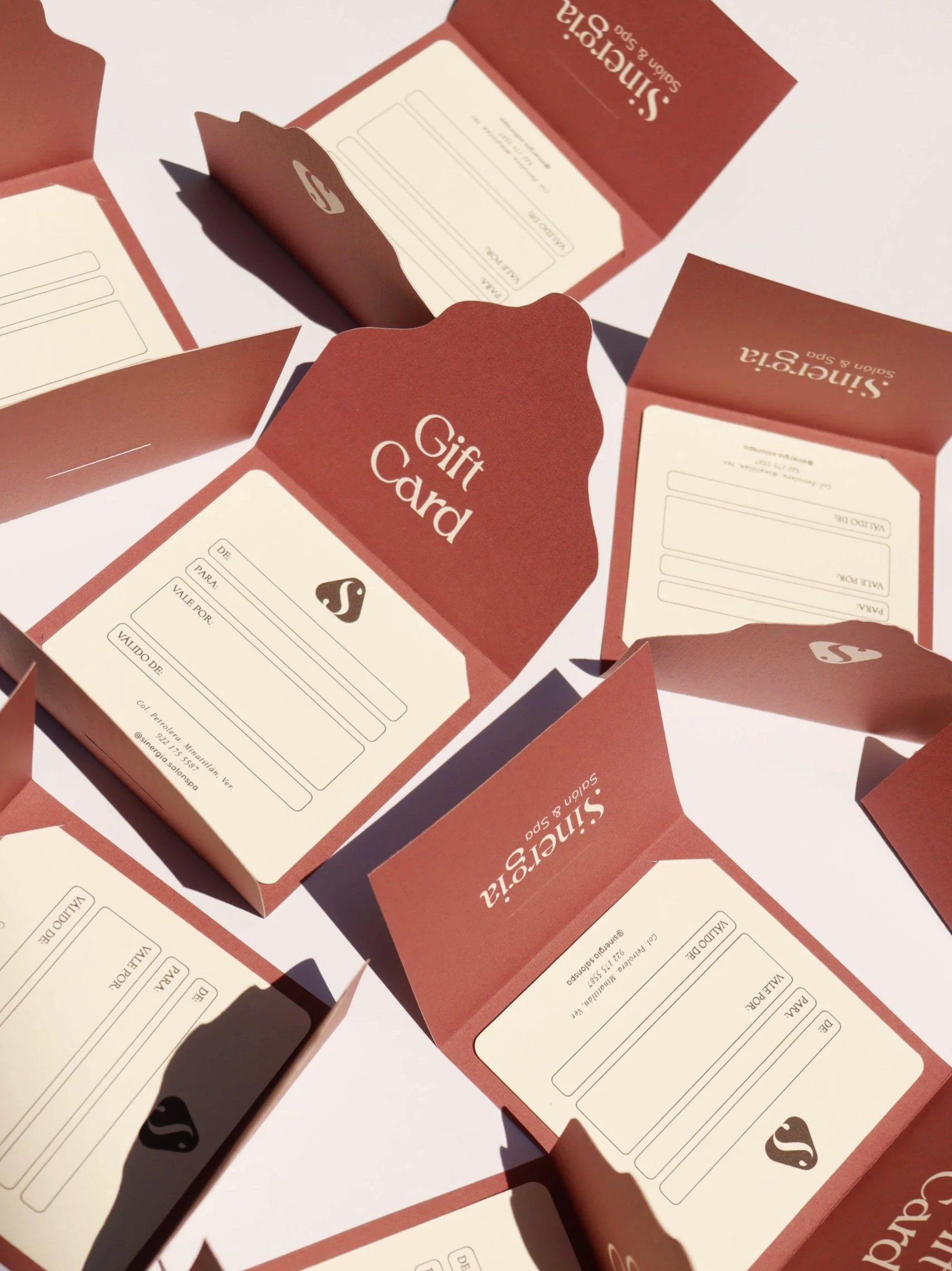 Aplicación de branding: Gift cards