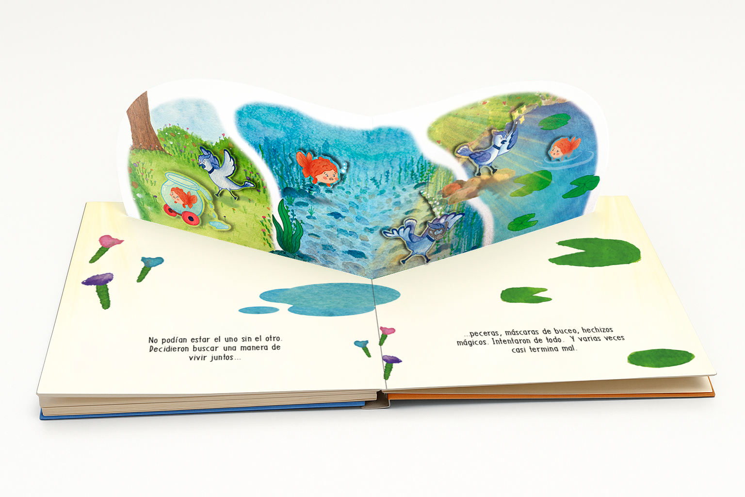 ilustraciones Ave y Pez