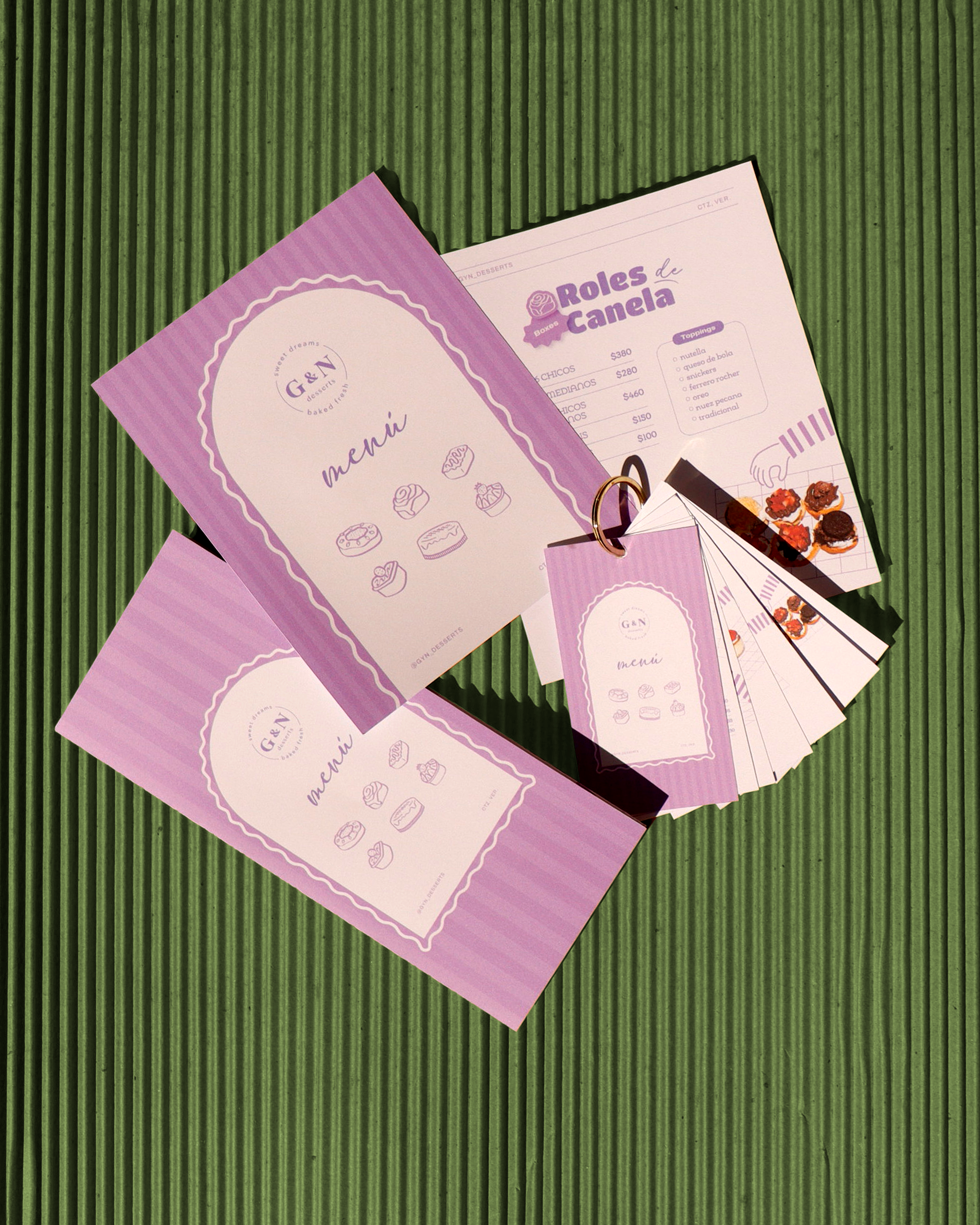 Adaptaciones de formato: Menú G&N Desserts