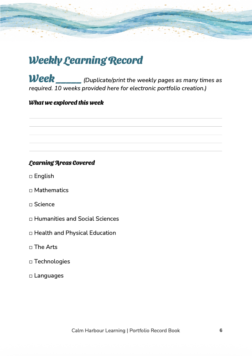 Portfolio Record Book week.png