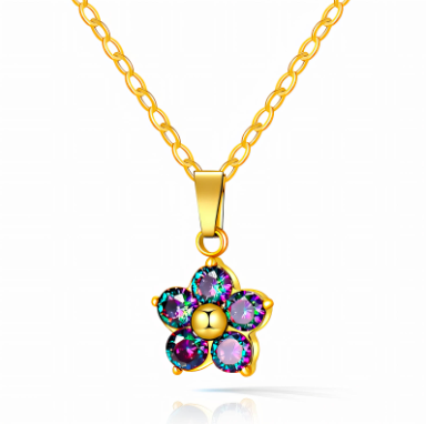 Daisy & Gold Necklace