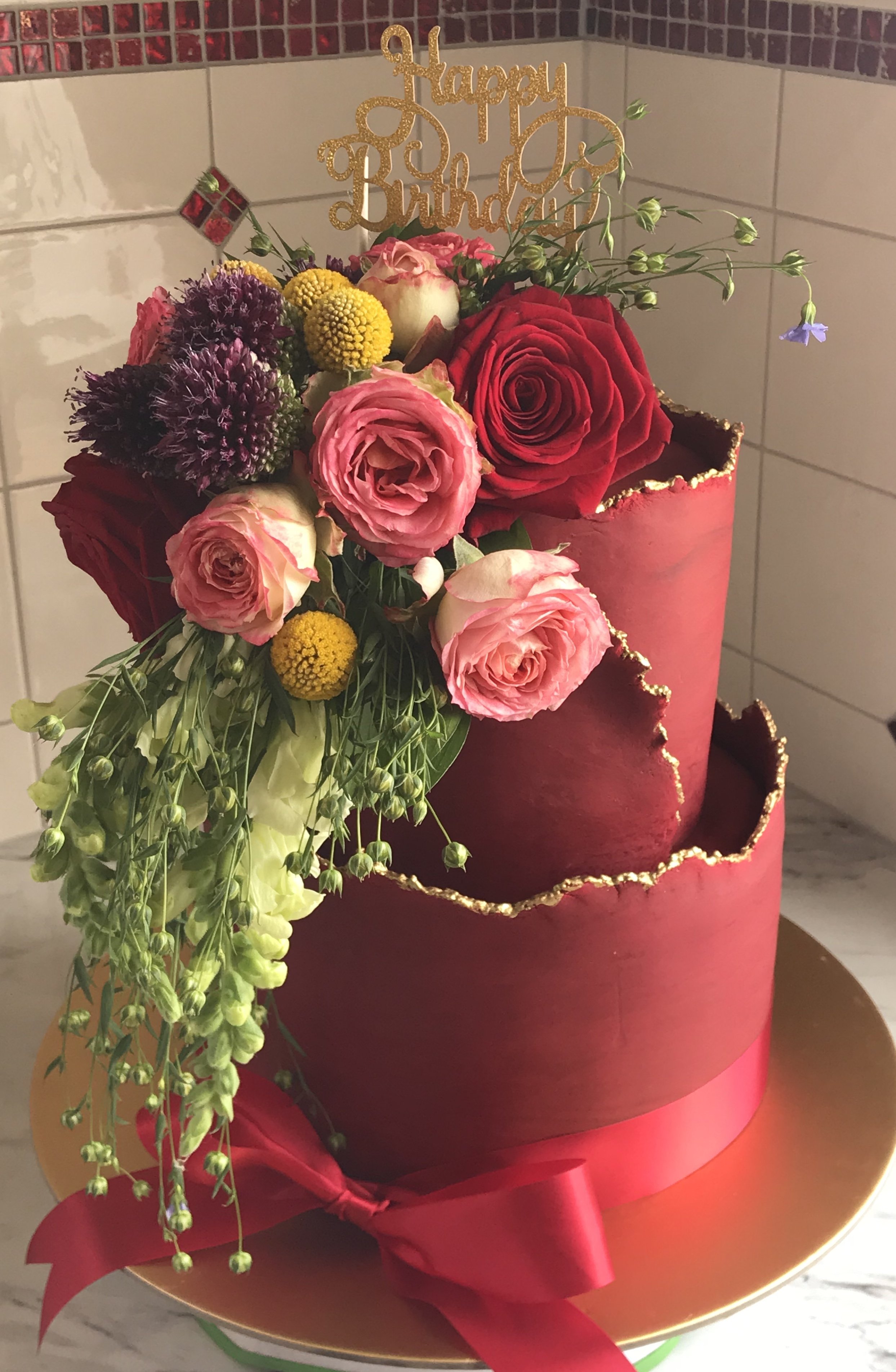 Selection of fresh flowers and dried arrangements available online