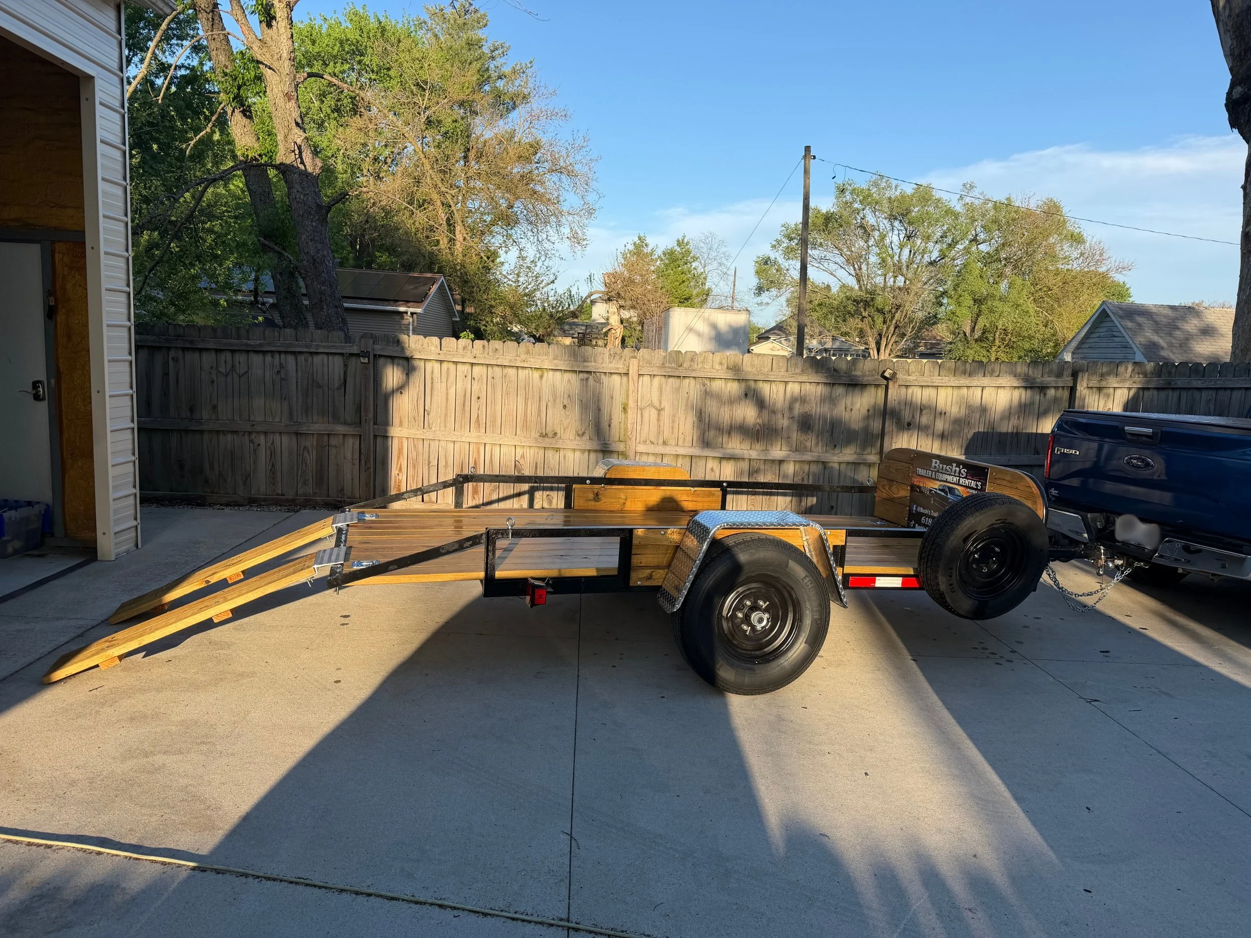 5x12 Trailer Side View - Left