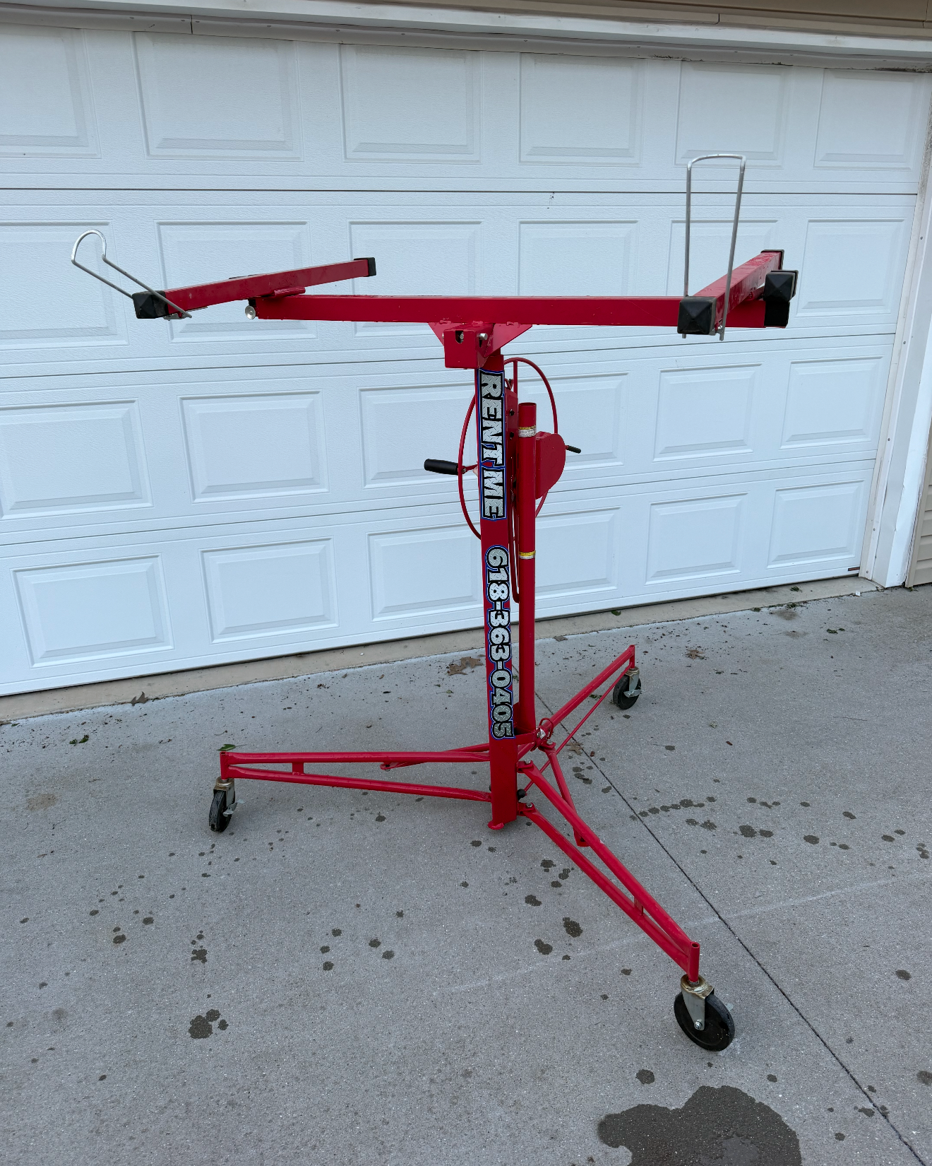 Drywall Lift: Front with Label