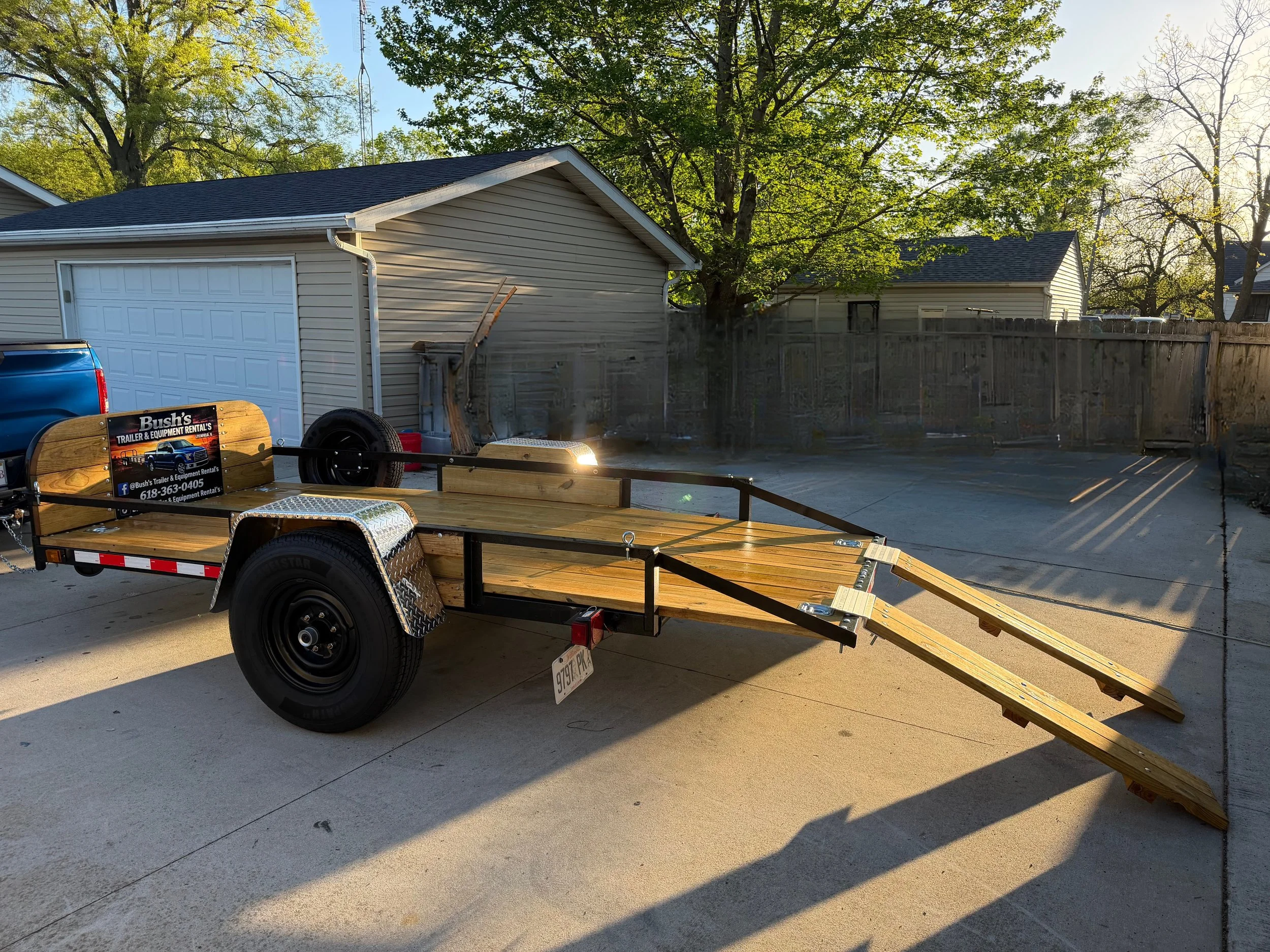 5x12 Trailer Side View - Right