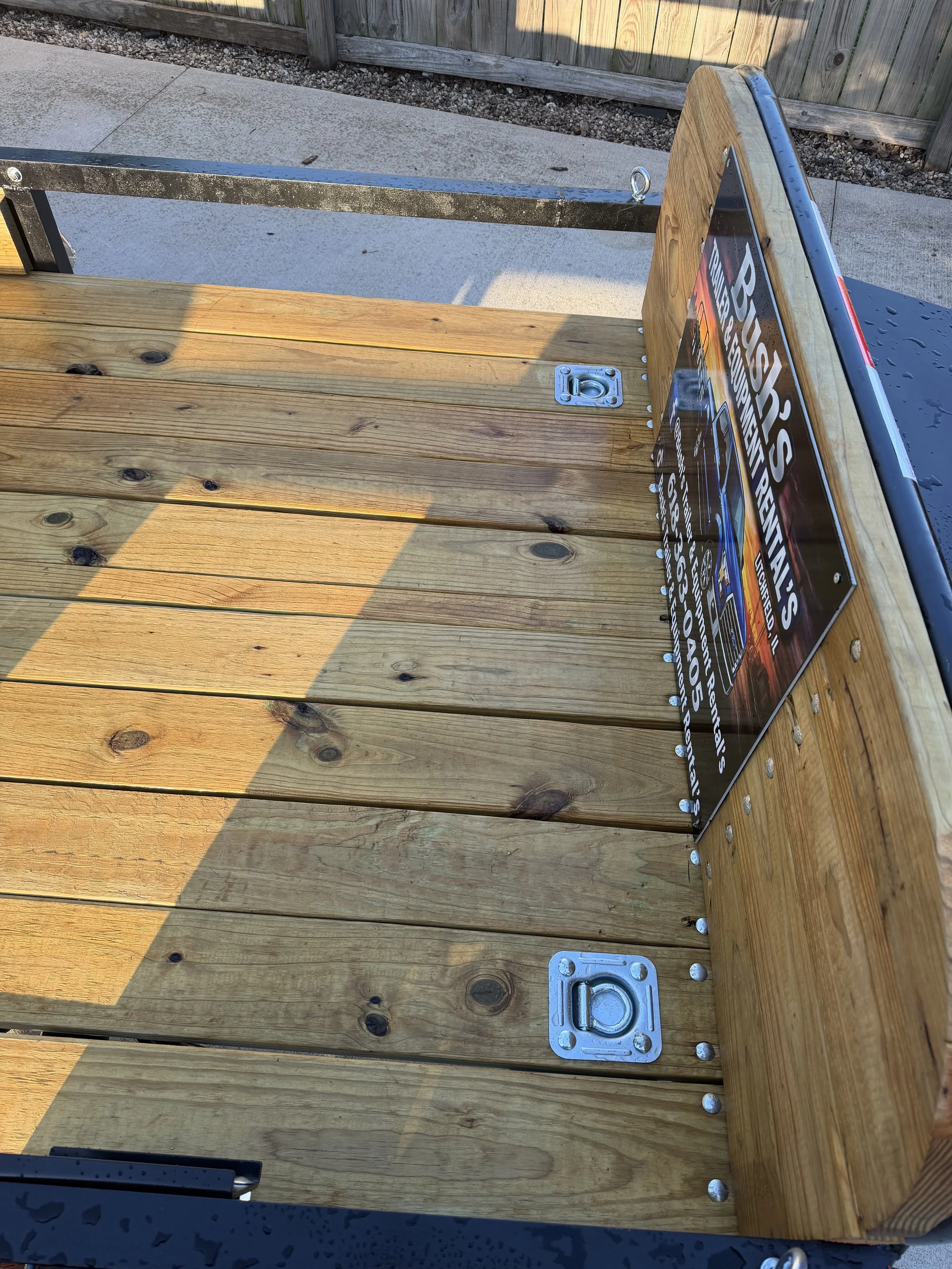 Tie Downs for 5x12 Trailer