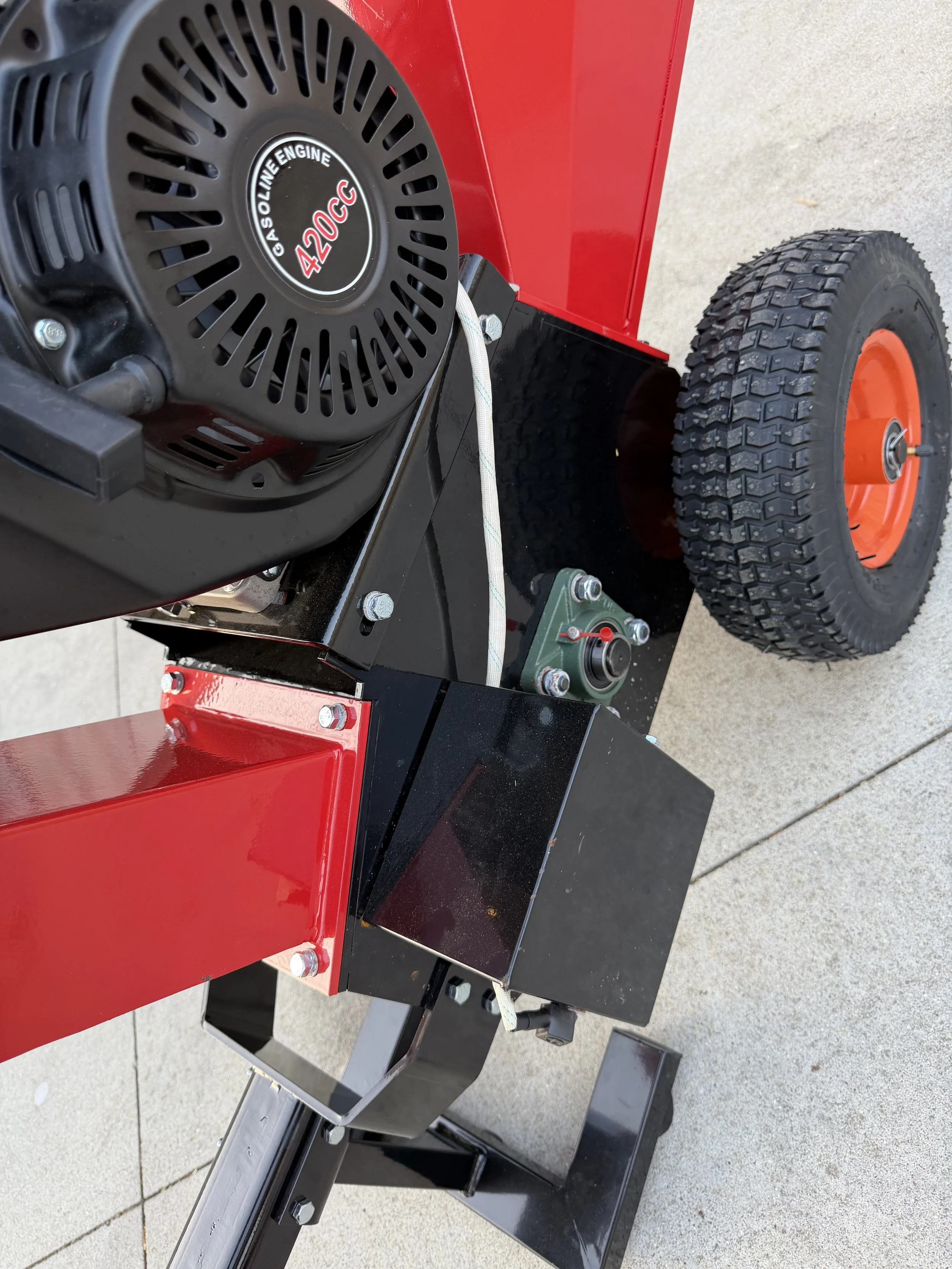 Wood Chipper: Close Up Motor