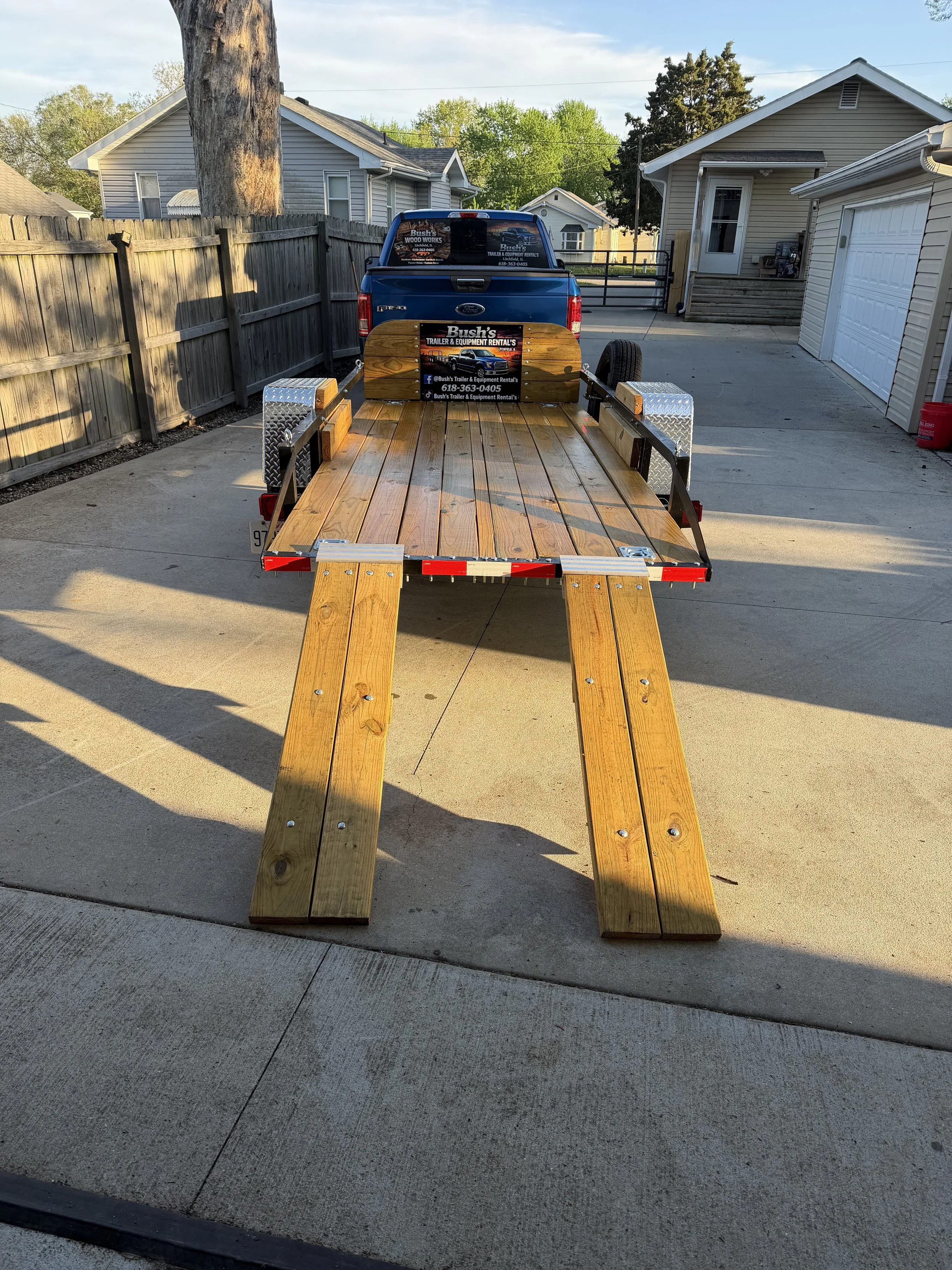 5x12 Trailer with Ramps