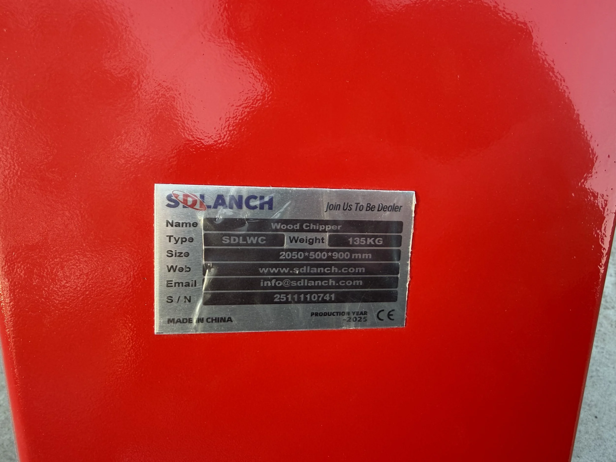 Wood Chipper: Label