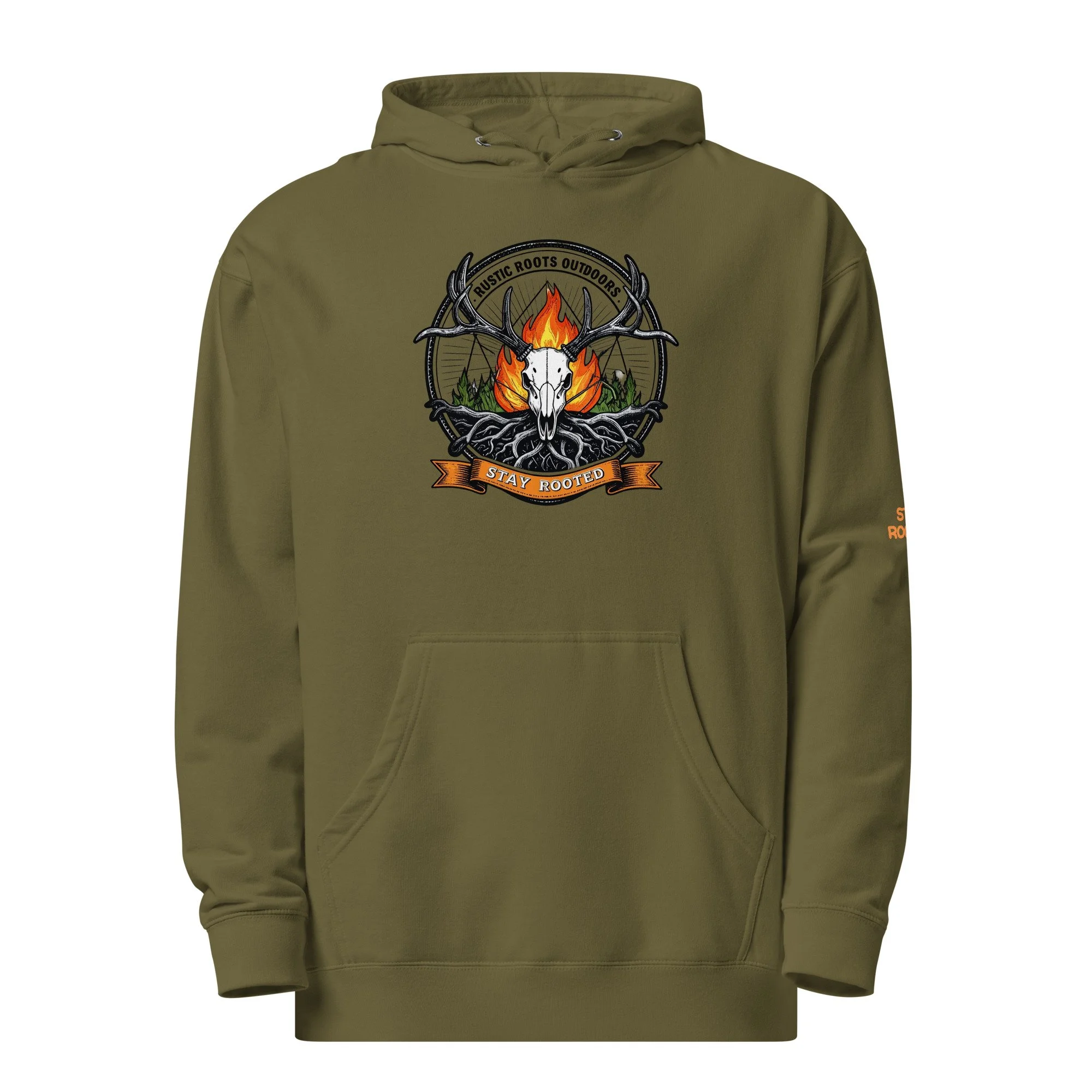 Rustic Roots Outdoors Unisex midweight hoodie