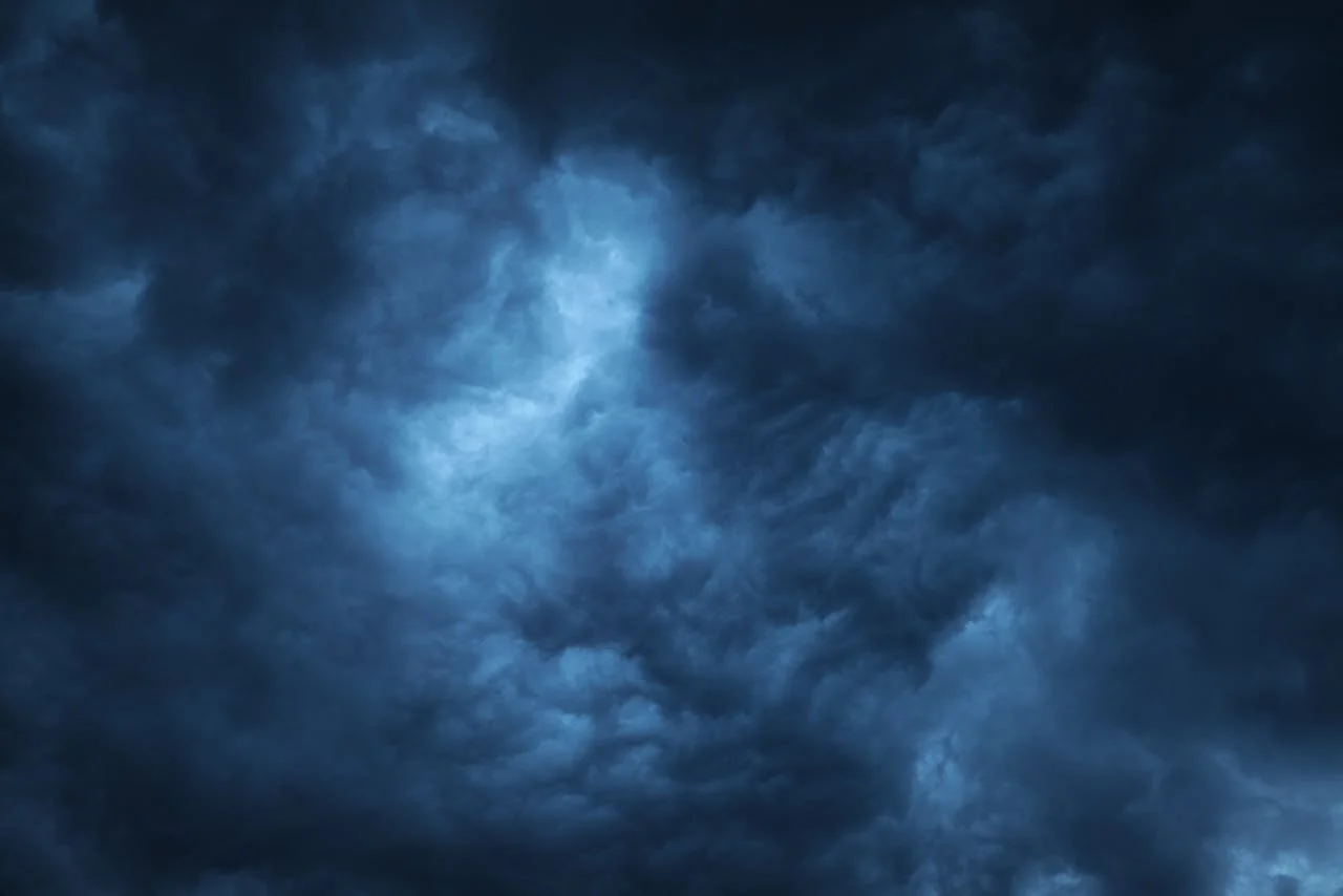 heavy storm clouds
