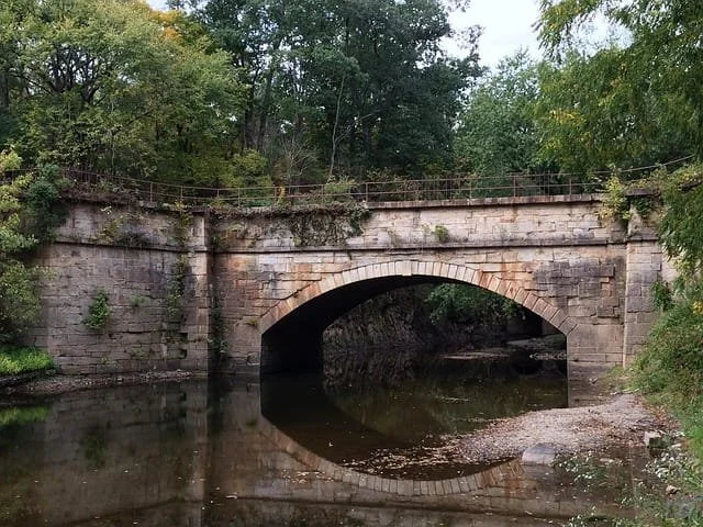 bridge over a river in bethesda, md
