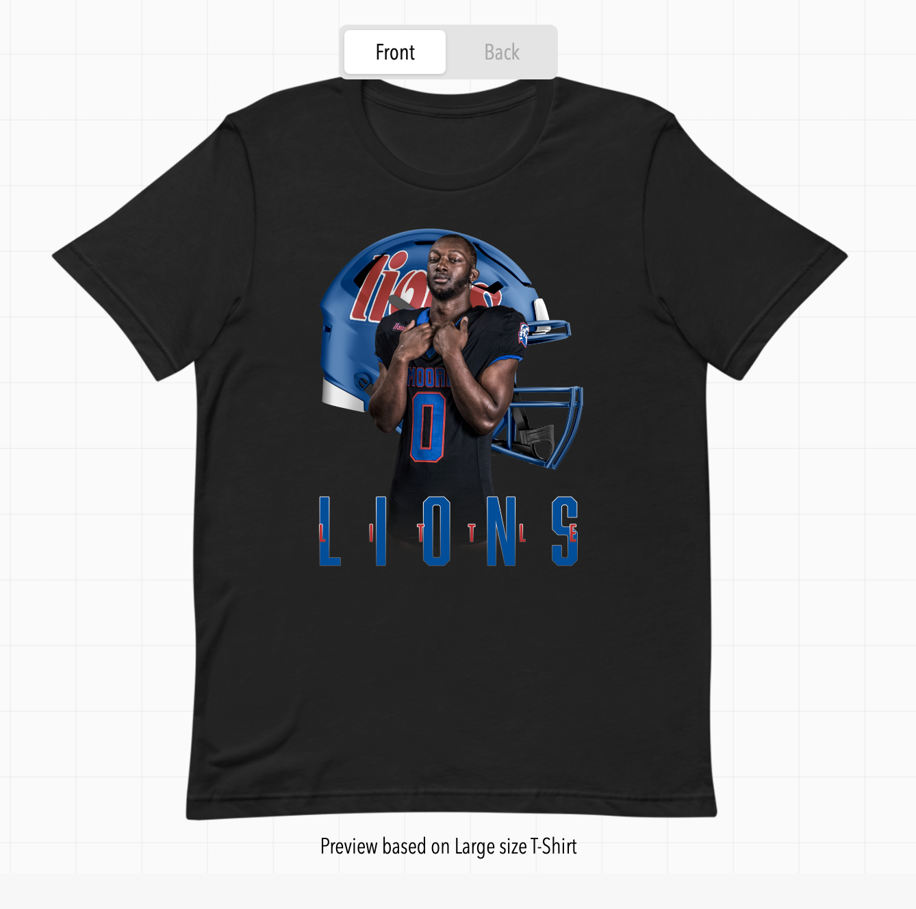 Little Lions Tee — #5 Helmet Portrait