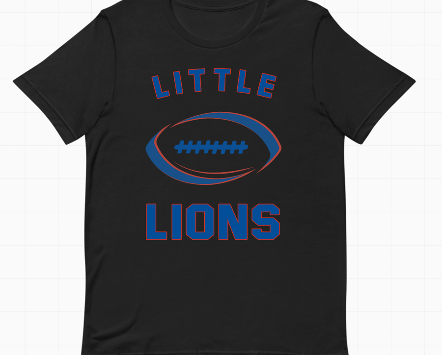 Little Lions Tee — #10 Football, Little Lions