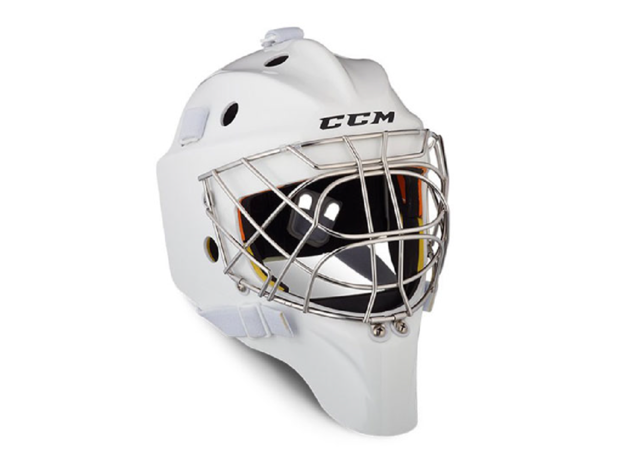 CCM GOAL MASK AXIS 1.9 SR WHITE M