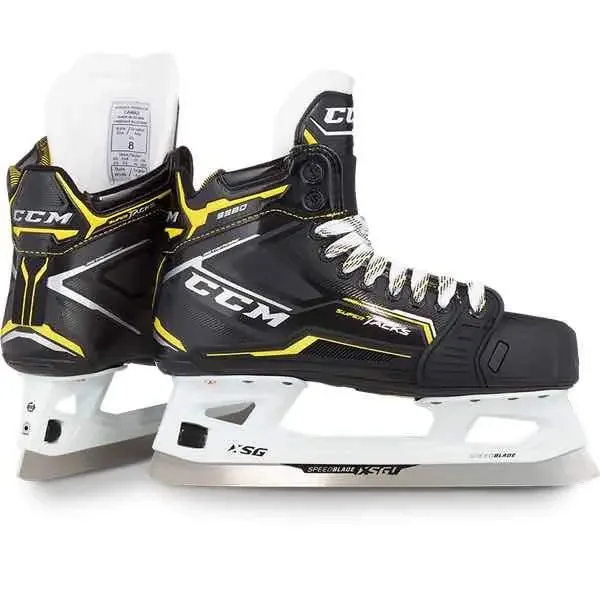 CCM GOAL SKATES SUPER TACKS 9380 SIZE SR 8 D