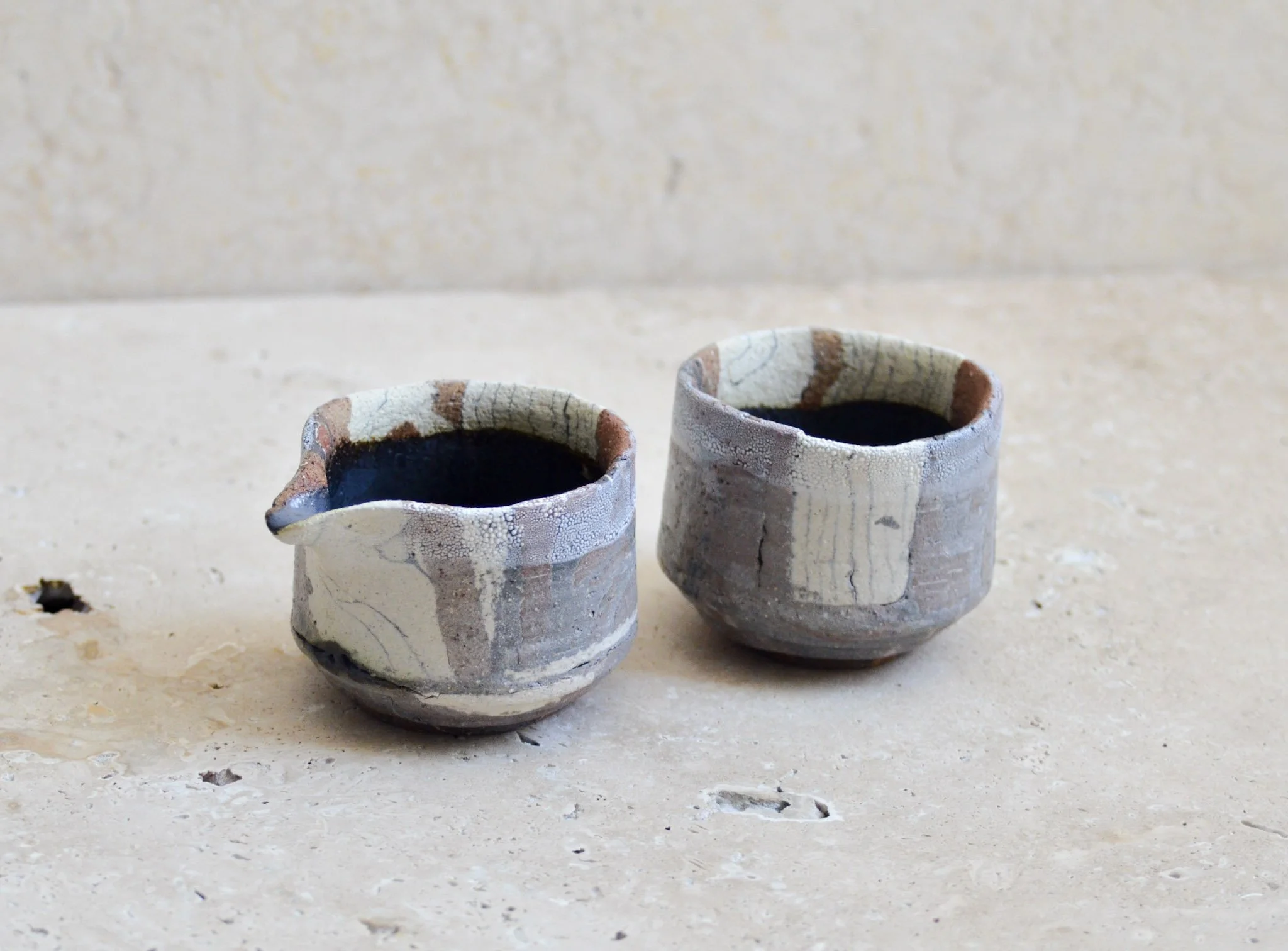 nerikomi jug and tumbler