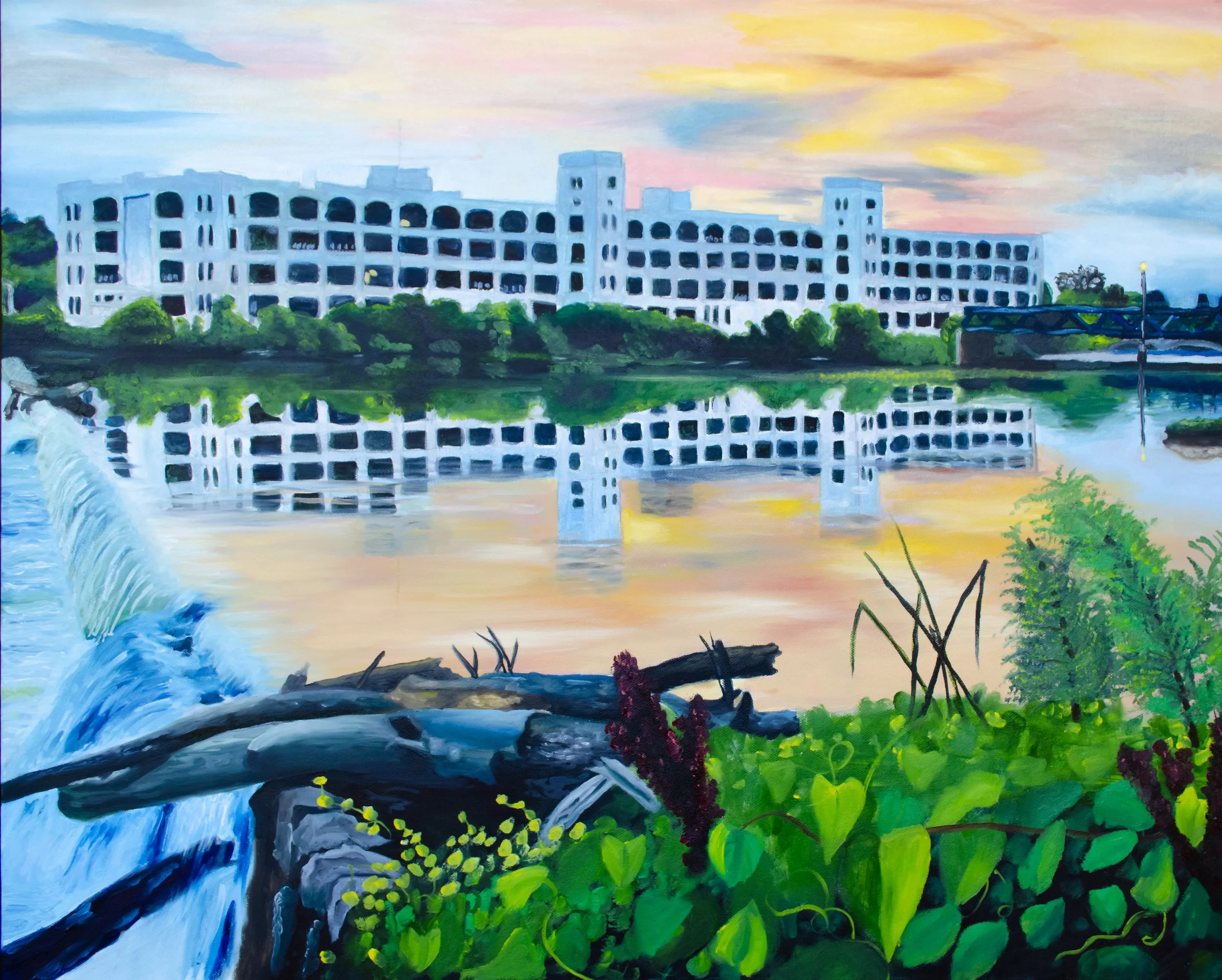 The Iconic White Mill Giclée Print