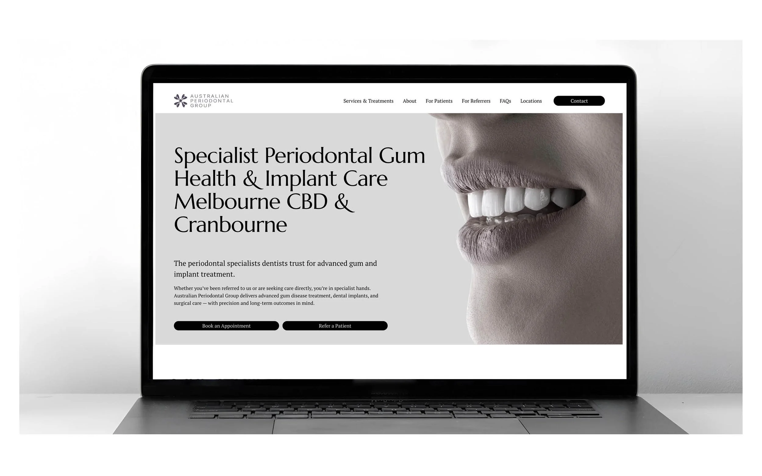 Australian Periodontal Group - Website &amp; Digital