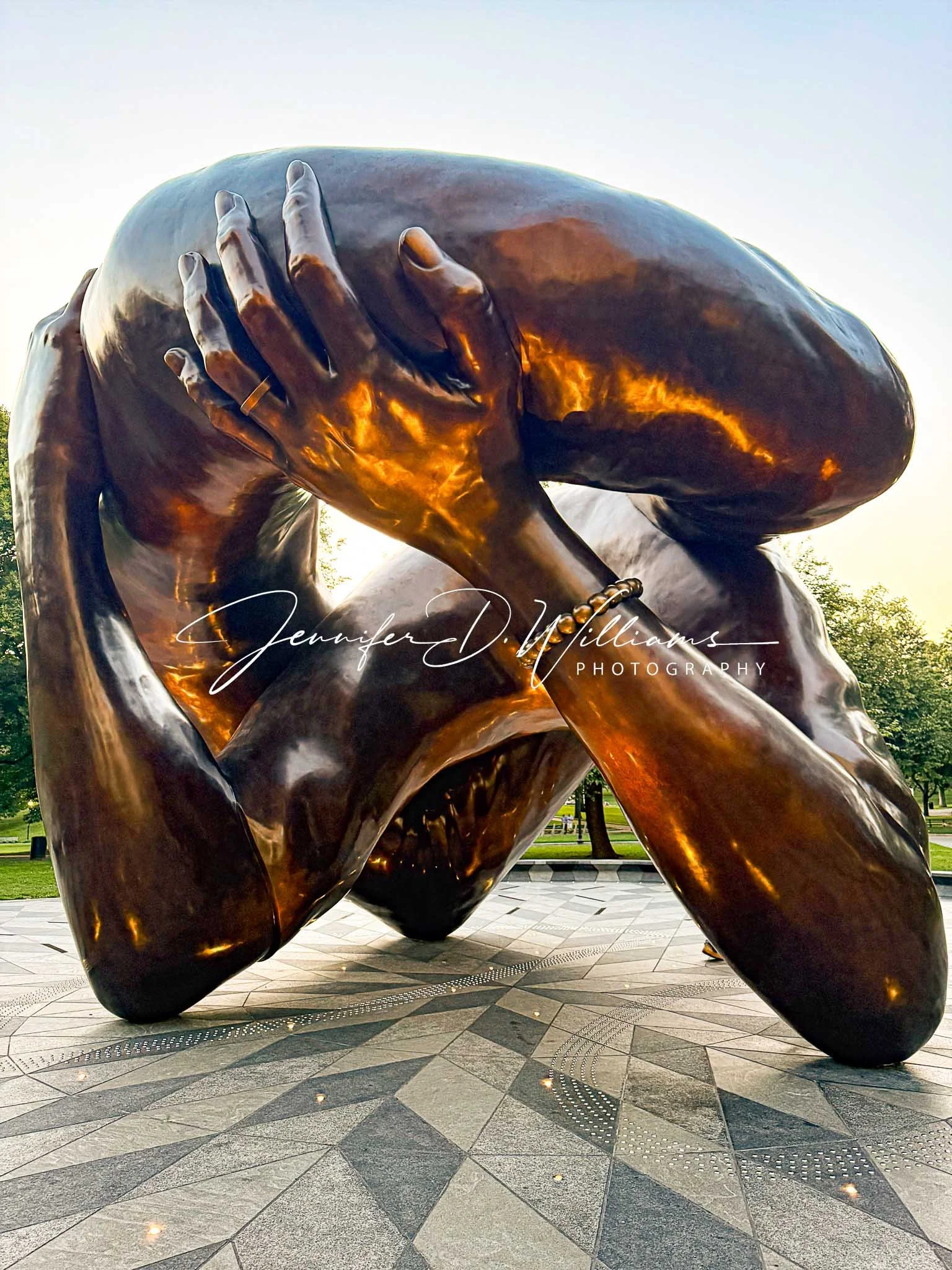 The Embrace MLK Jr. and Corretta Scott King in Boston Commons 2025