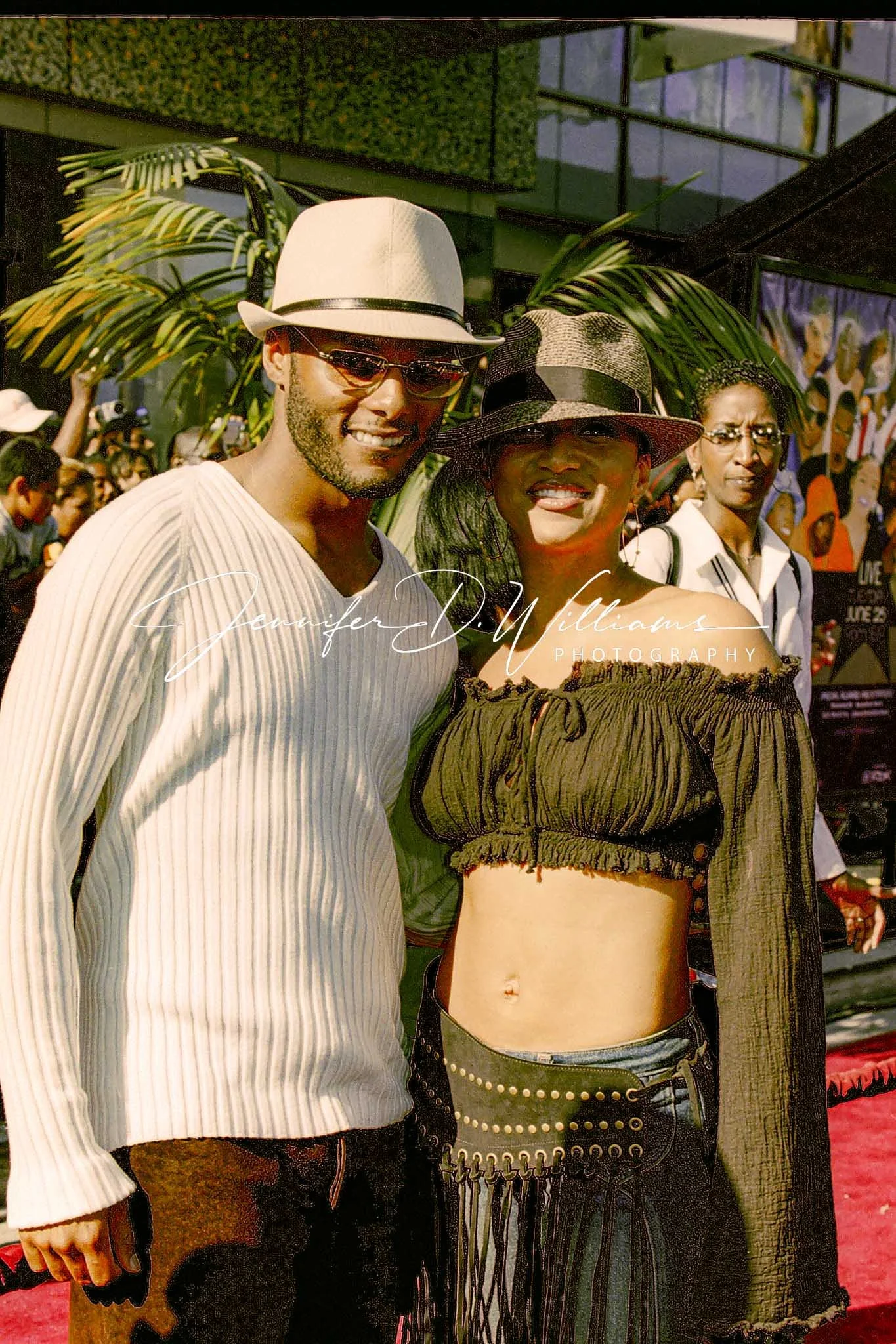 Kenny Latimore and Chante Moore Latimore BET Awards June 2002