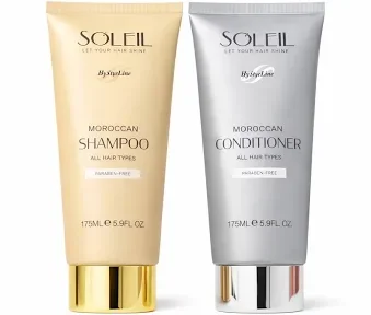 Soleil HydroLine Moroccan Shampoo and Conditioner Set
