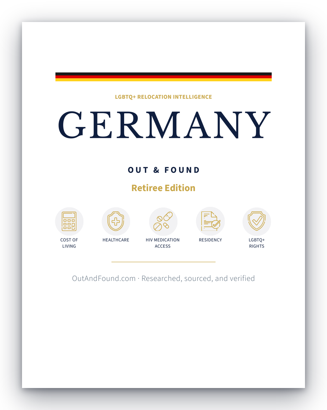 Out & Found Germany Retiree Edition guide cover