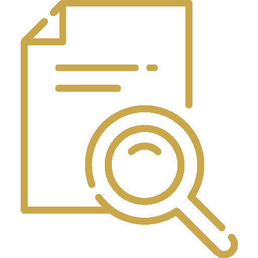 Data gathering research step icon — step 2 of Out & Found research process
