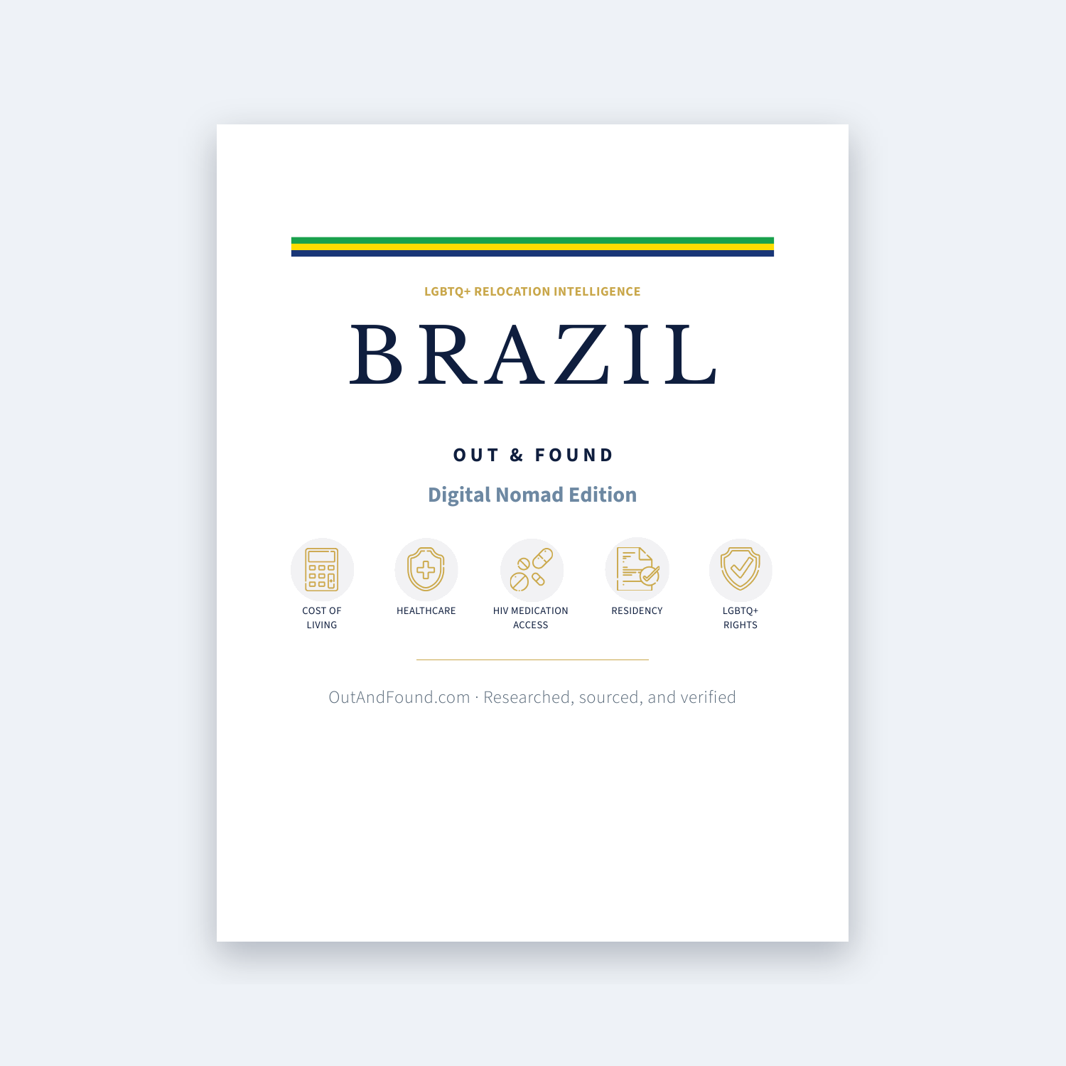 Cover of the Out & Found Brazil Digital Nomad Edition guide