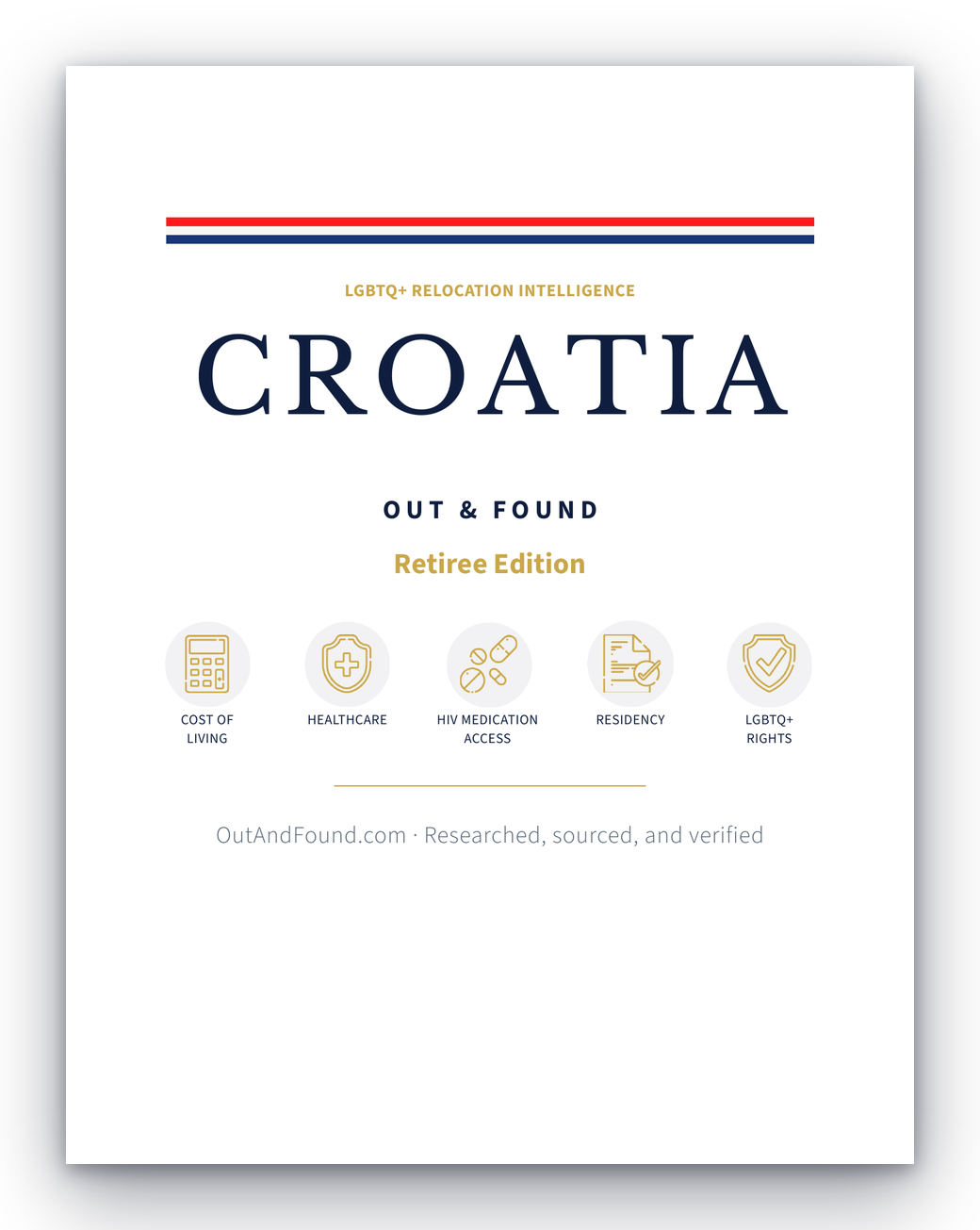 Out & Found Croatia Retiree Edition guide cover