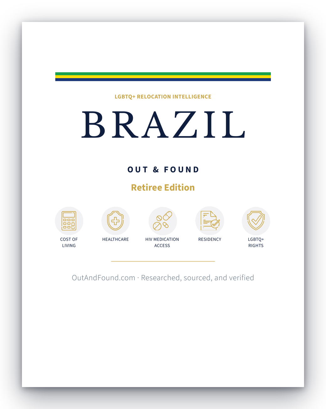 Out & Found Brazil Retiree Edition guide cover